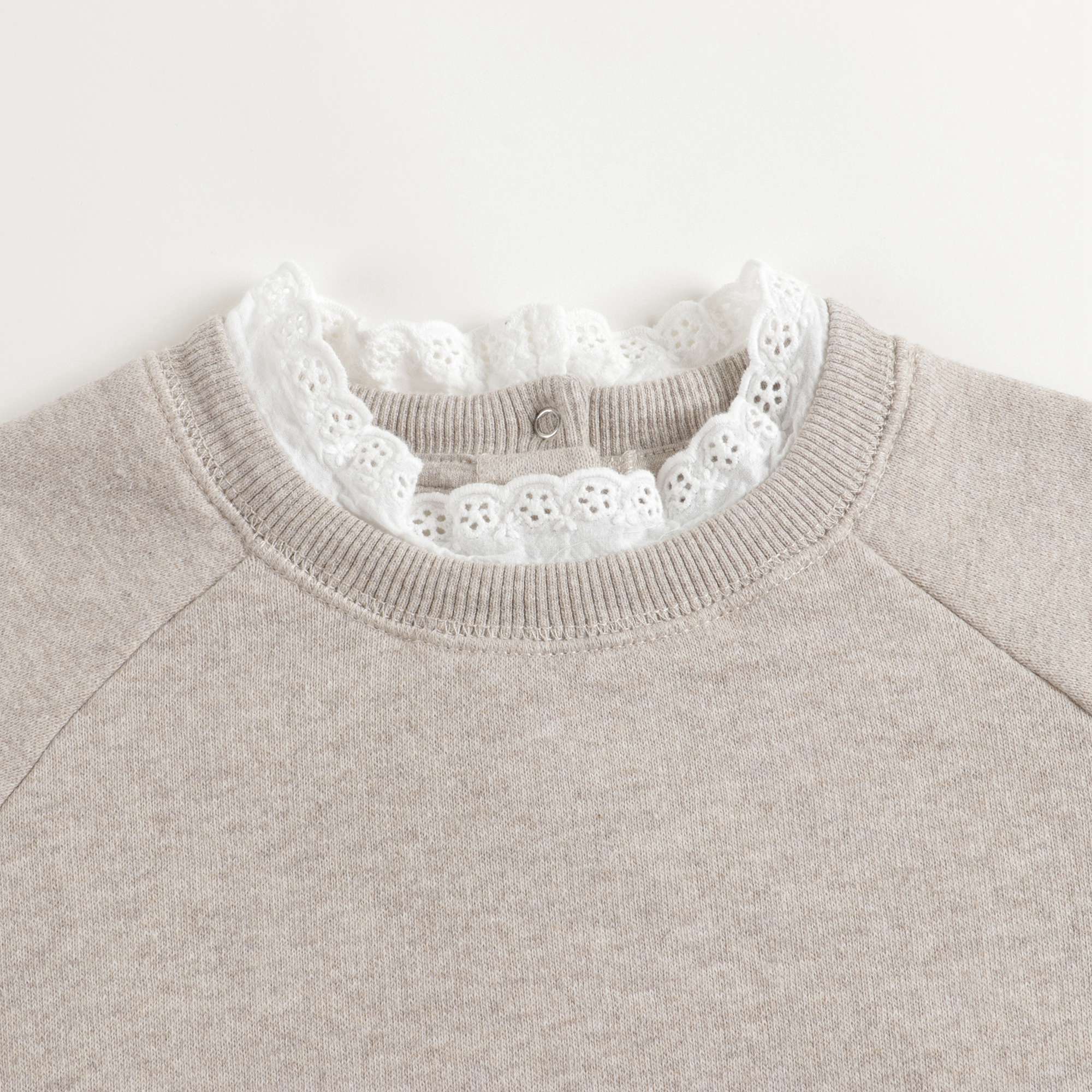 Girls Light Grey Sweatshirt