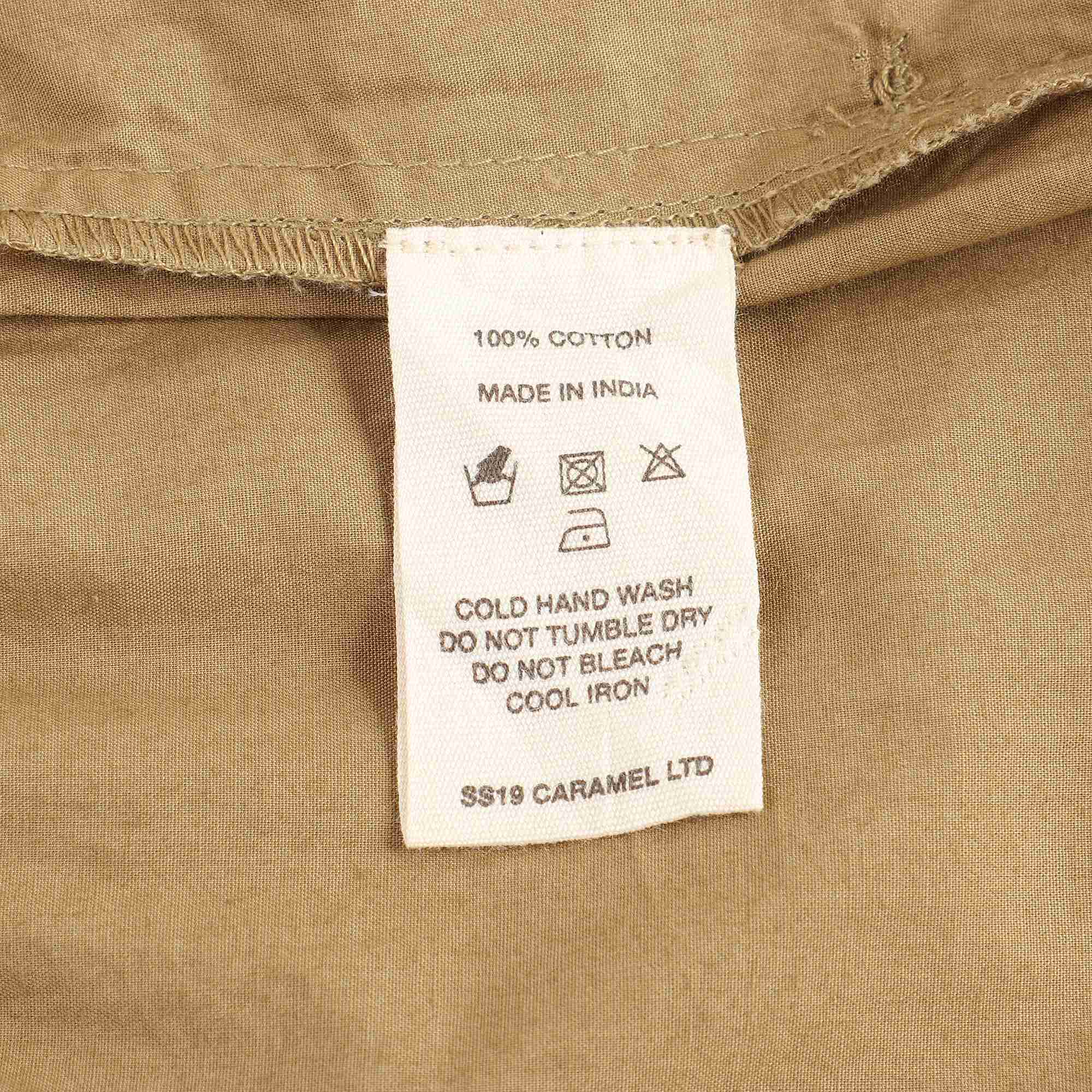 Baby Olive Cotton Trousers