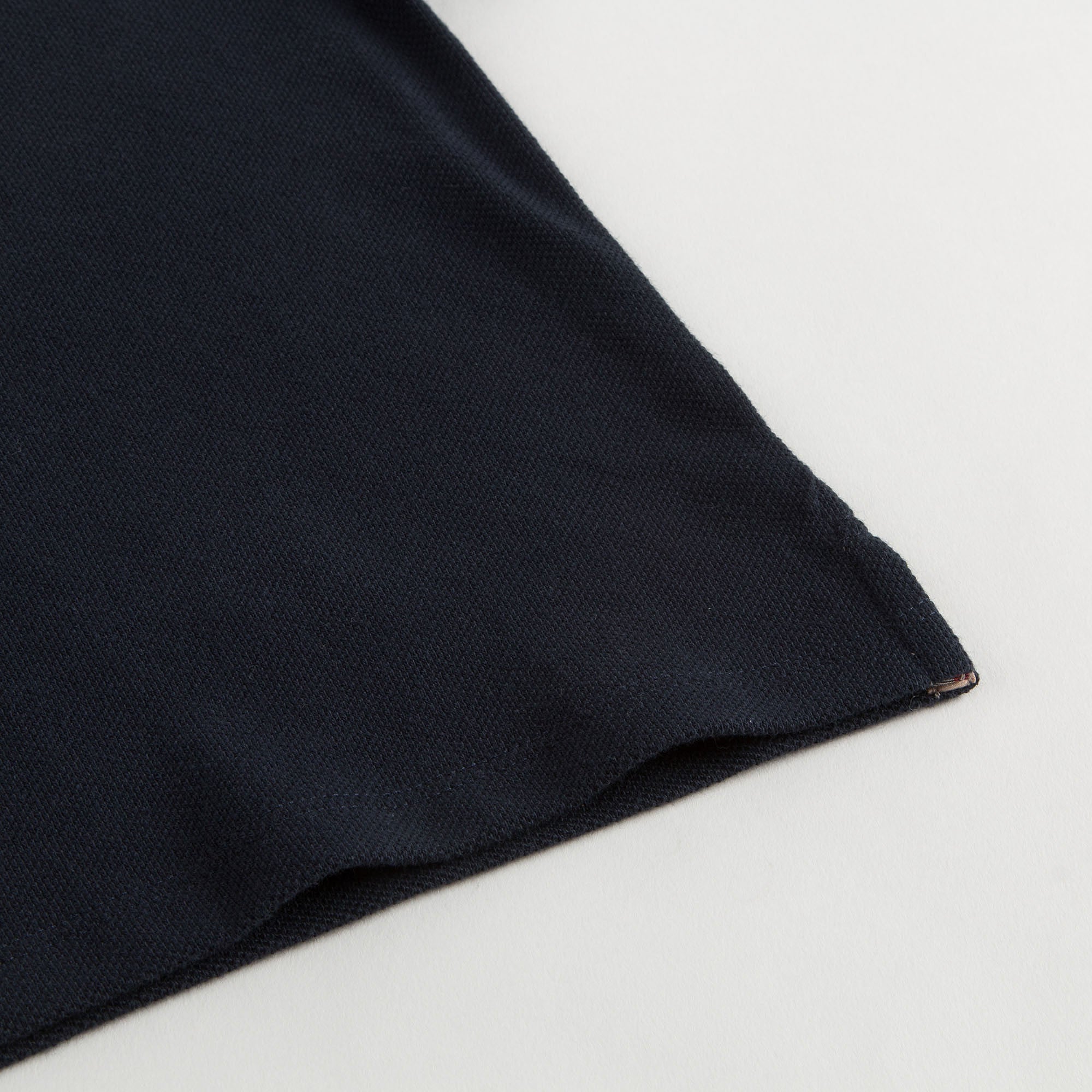 Baby Boys Navy Blue Polo Shirt With Check Collar - CÉMAROSE | Children's Fashion Store - 5