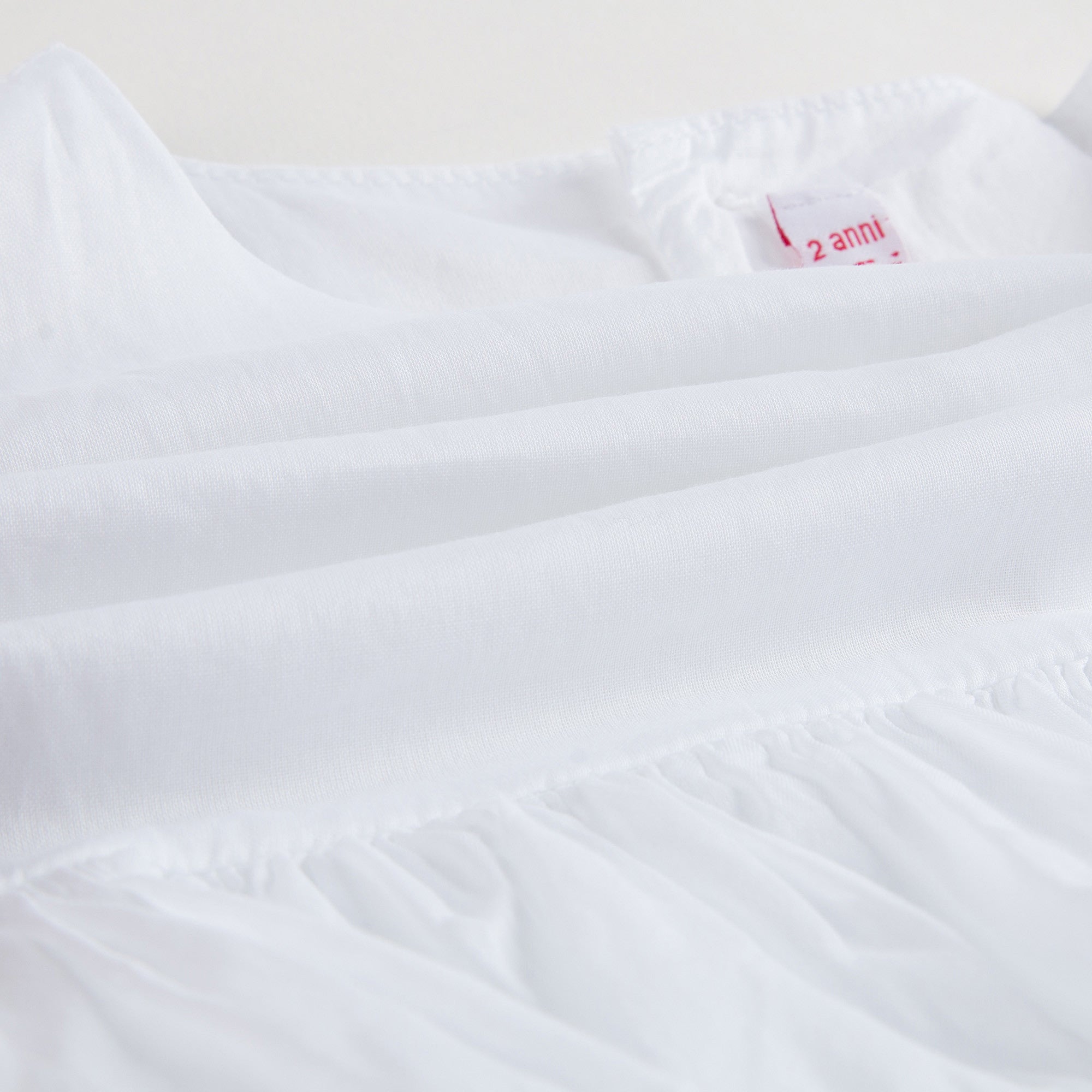 Girls White Cotton Sleeveless Frill T-Shirt - CÉMAROSE | Children's Fashion Store - 7