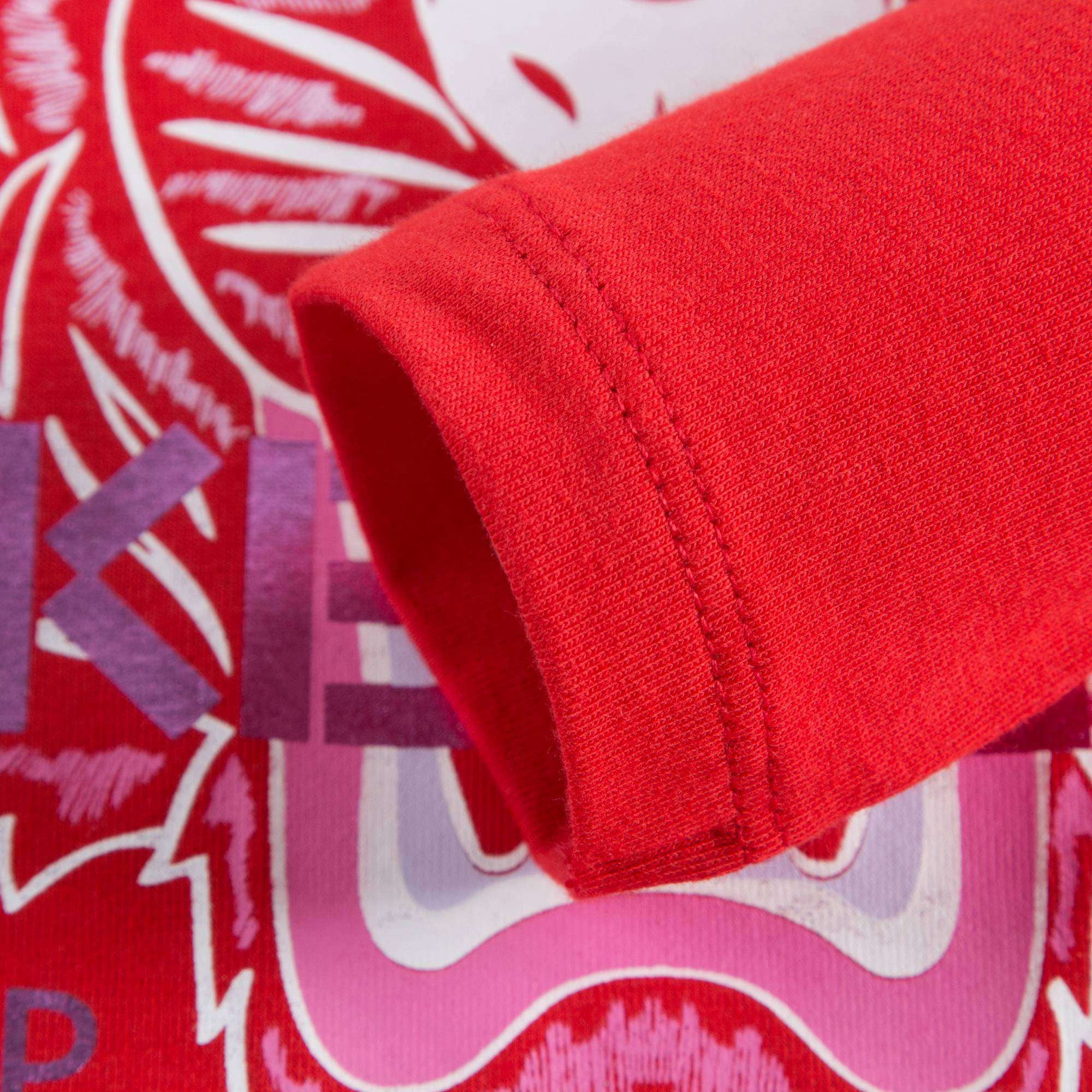 Girls Red Tiger T-Shirt