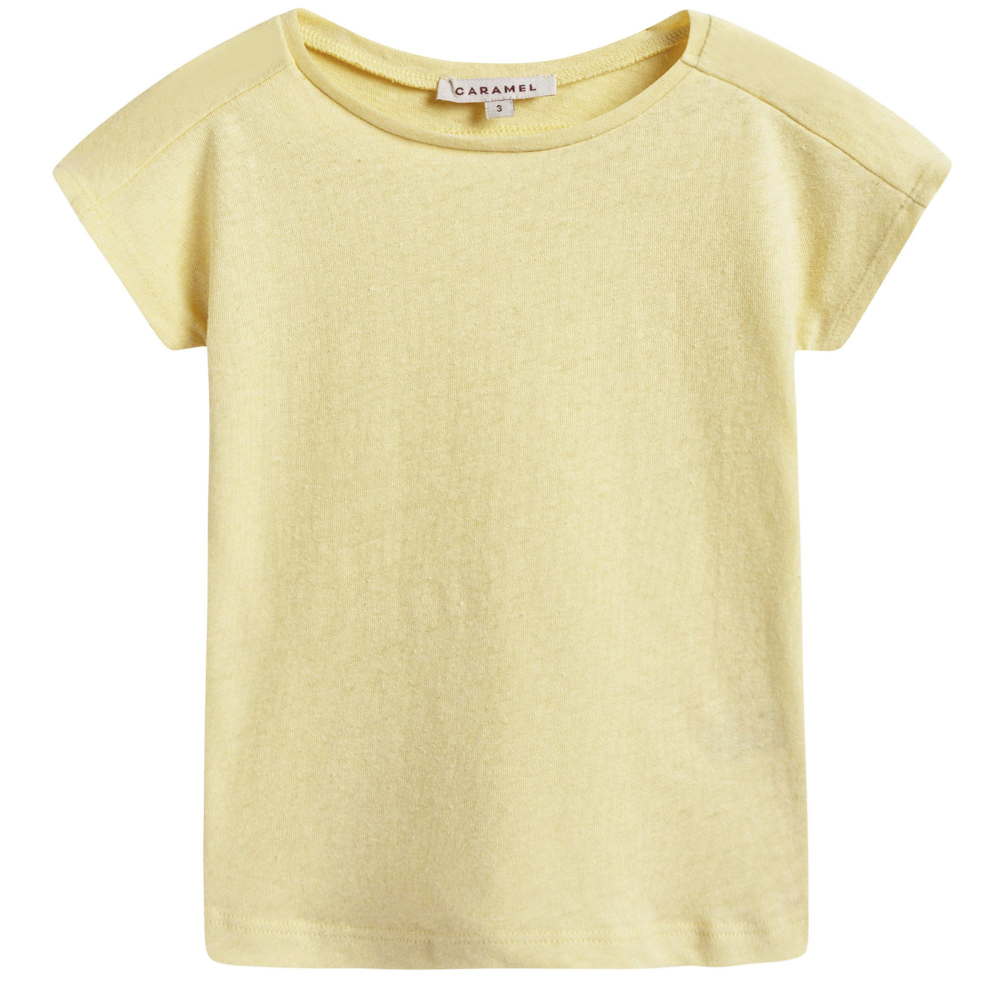 Boys & Girls Light Yellow Jersey T-shirt