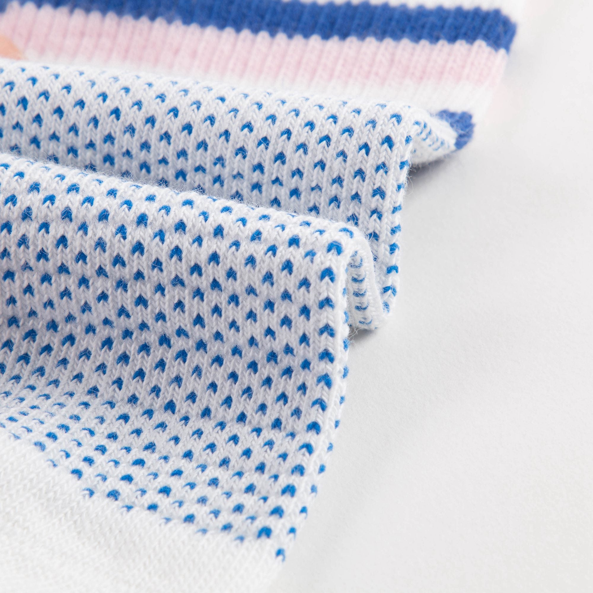 女童白色圆点短袜