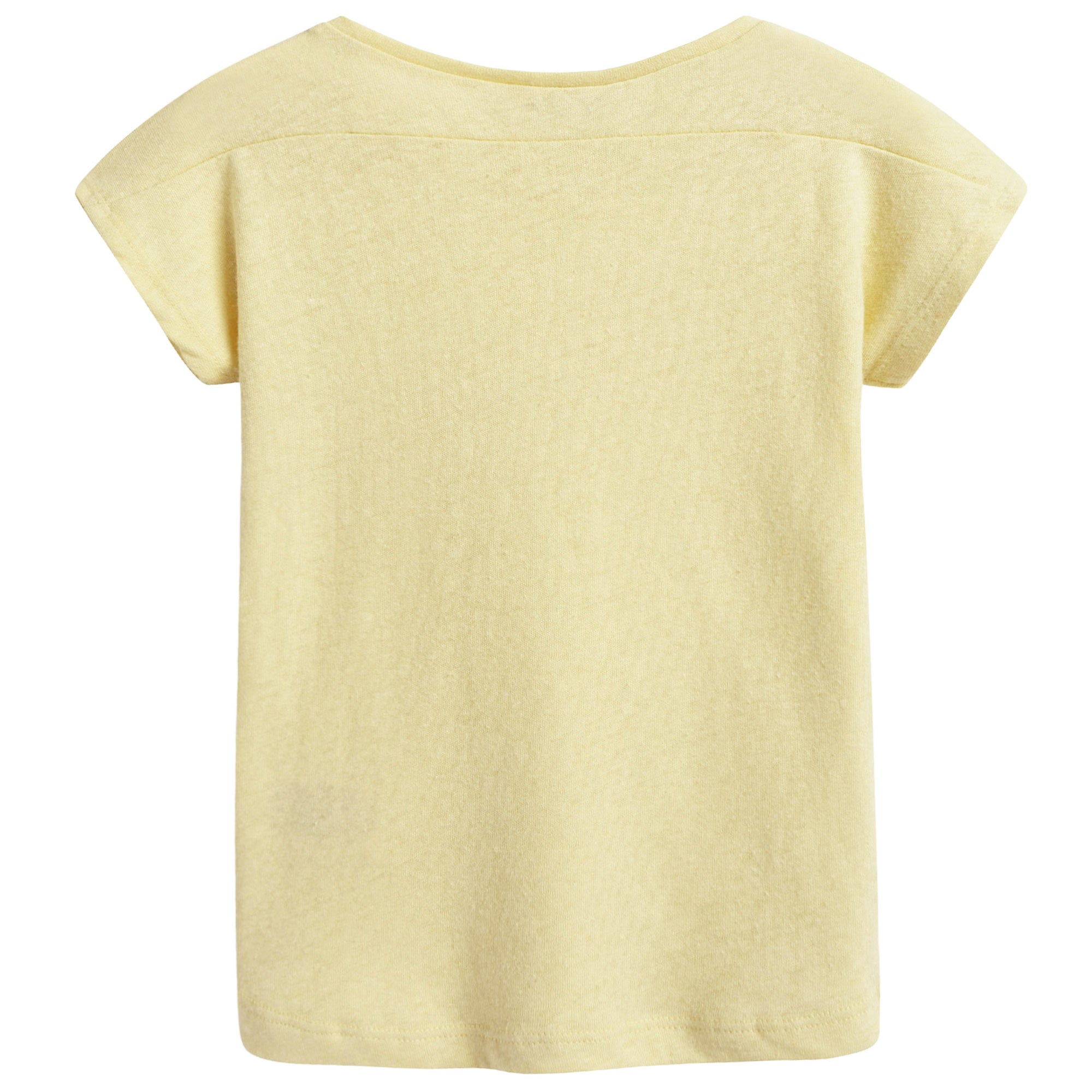 Boys & Girls Light Yellow Jersey T-shirt