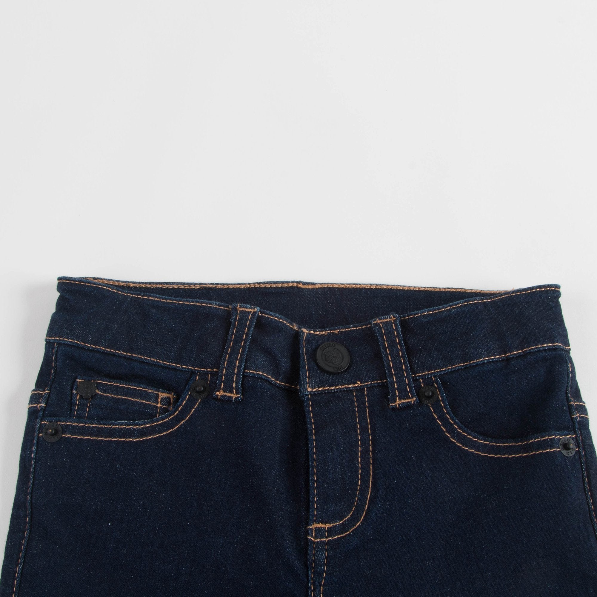 Girls Dark Blue Cotton Trousers