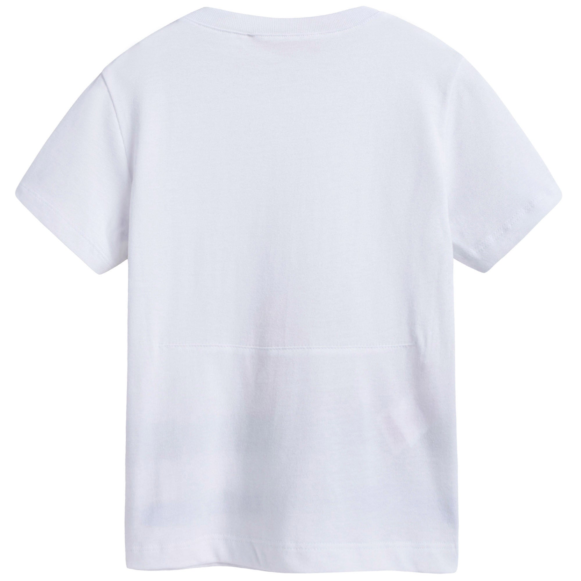 Girls White House Printed Cotton T-shirt