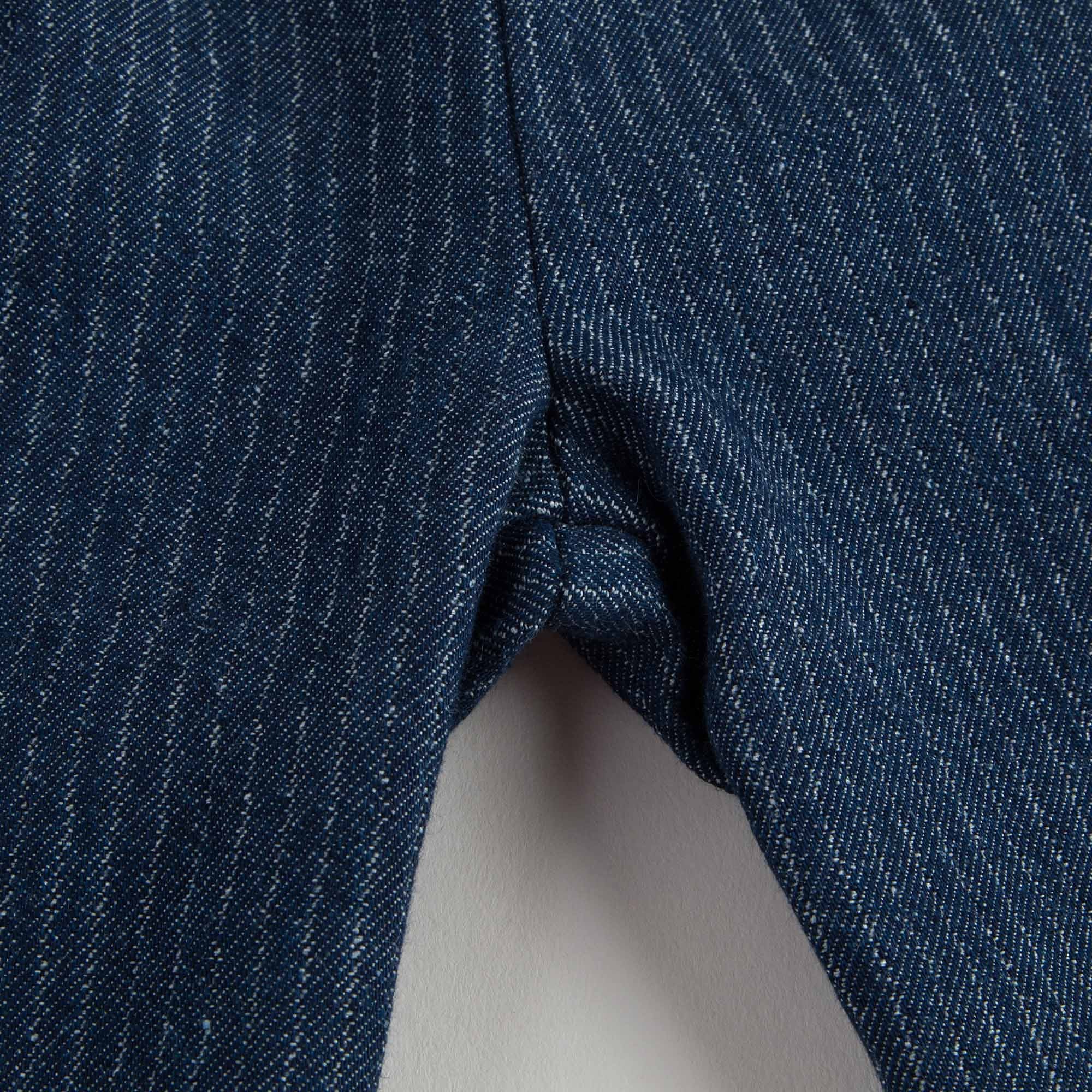 Girls Maeine Blue Pinstripe Trousers - CÉMAROSE | Children's Fashion Store - 4