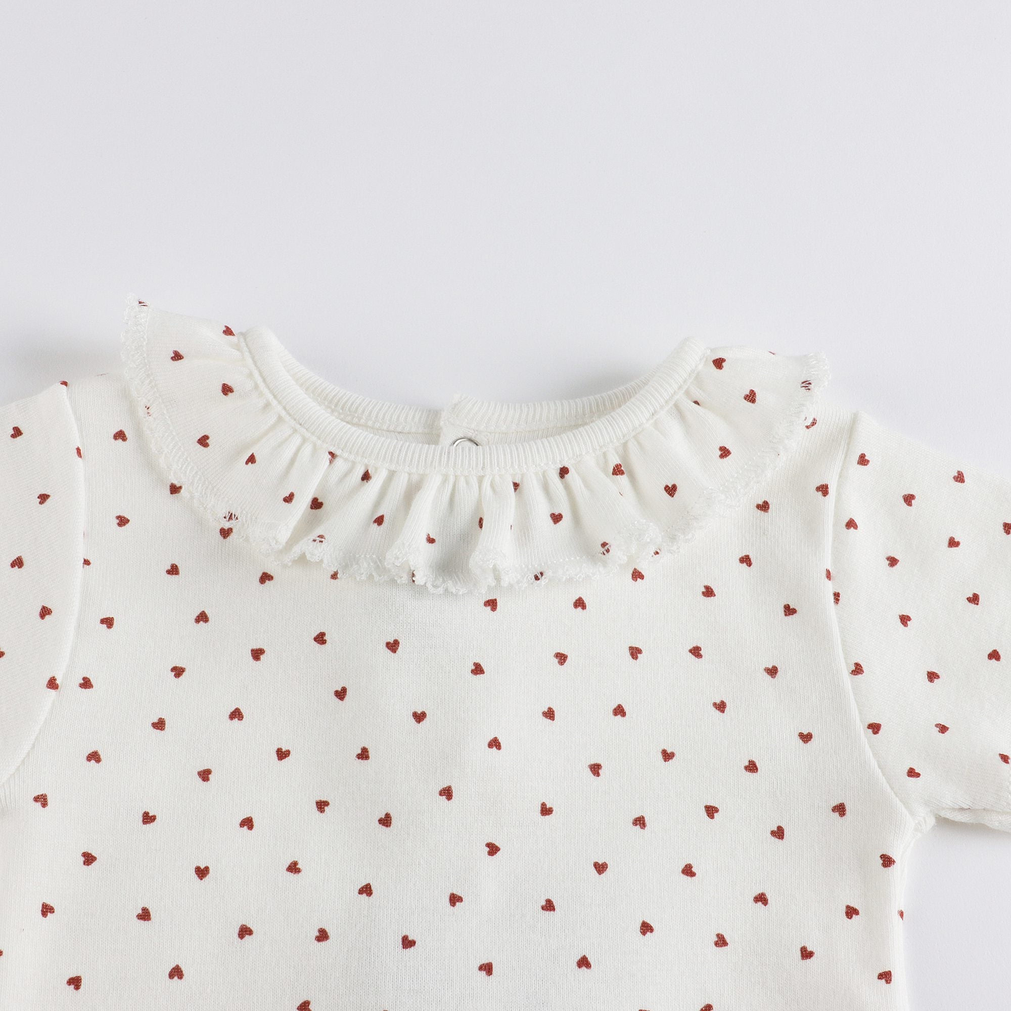 Baby Girls White Cotton Babysuit Set (2 Pack)