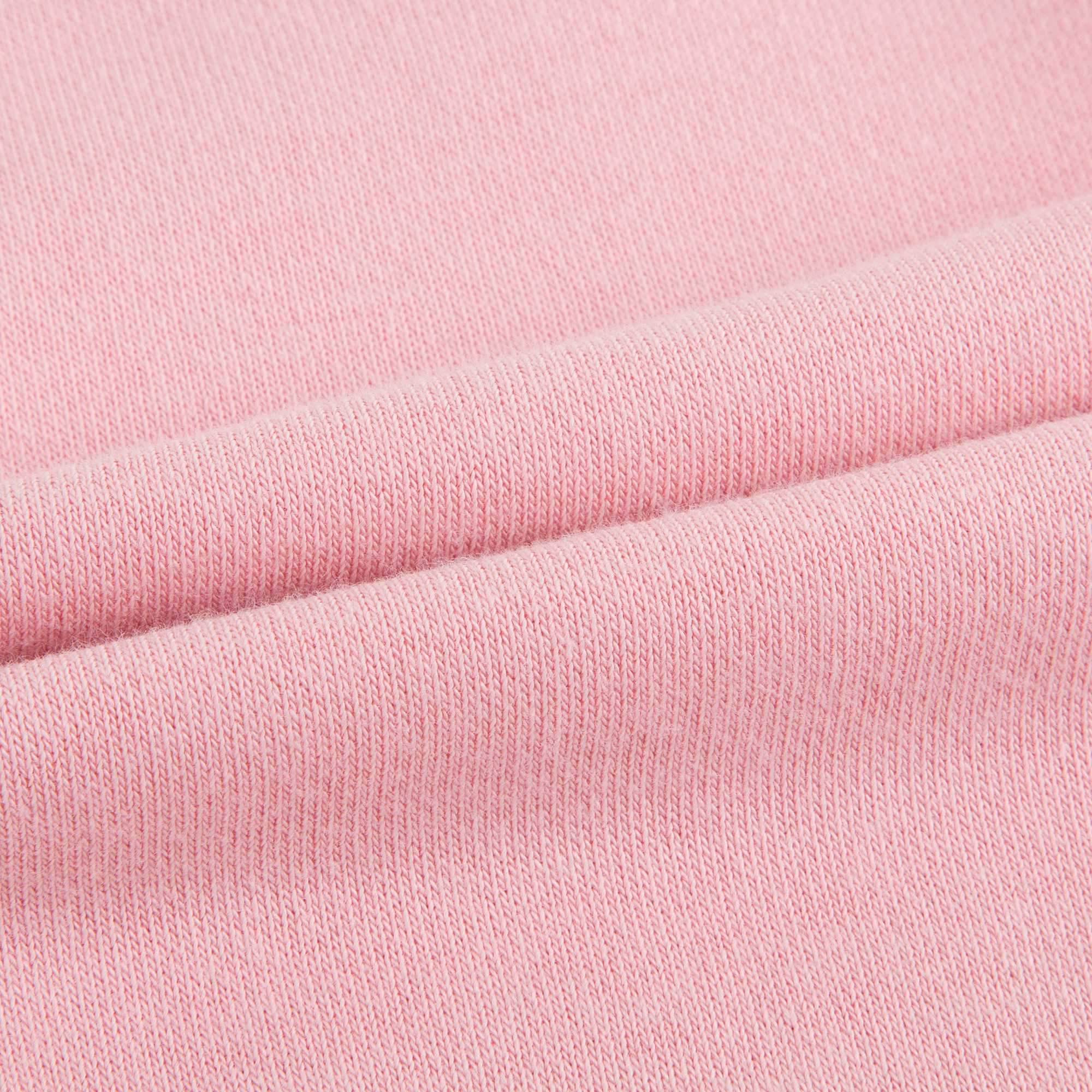 Girls Middle Pink Logo Cotton Trousers