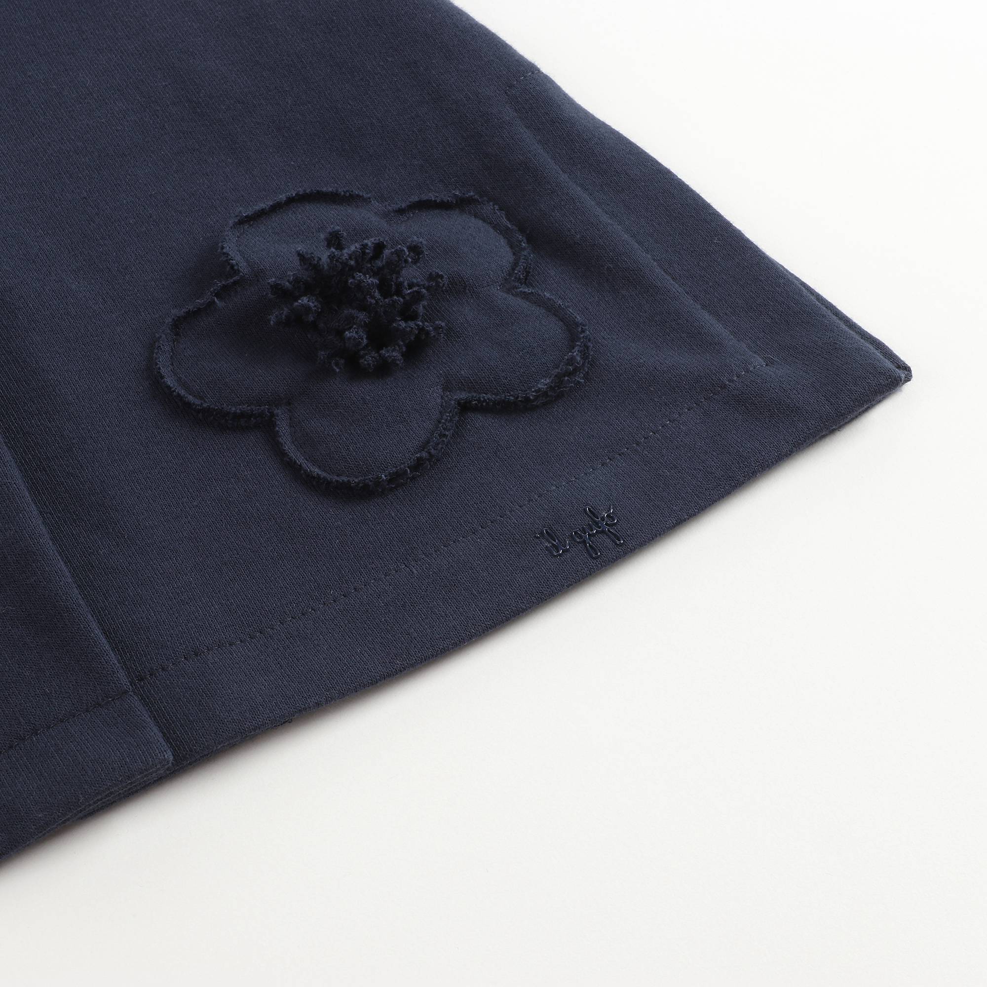 Girls Dark Blue Cotton Jacket