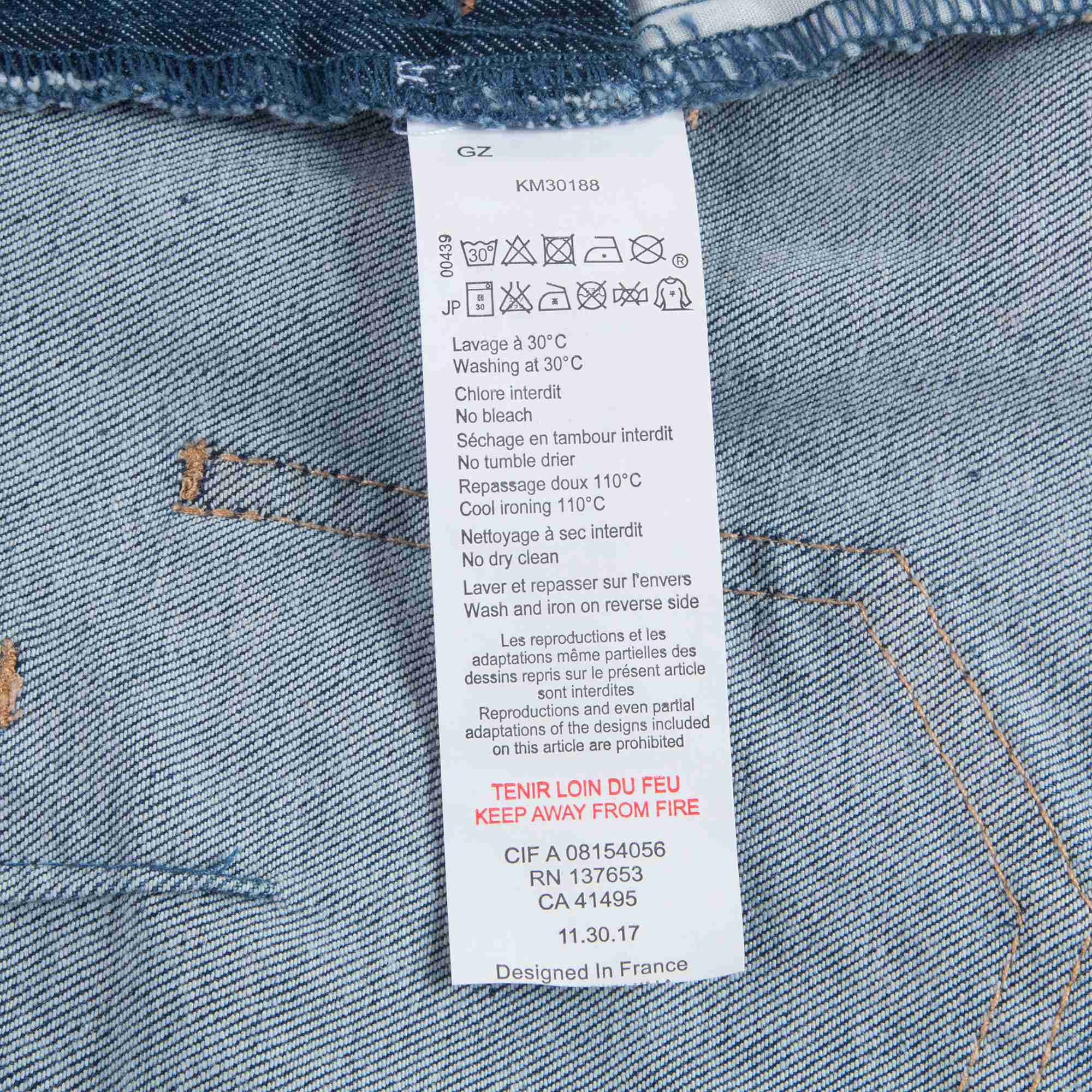 Girls Denim Blue Cotton Strap Dress