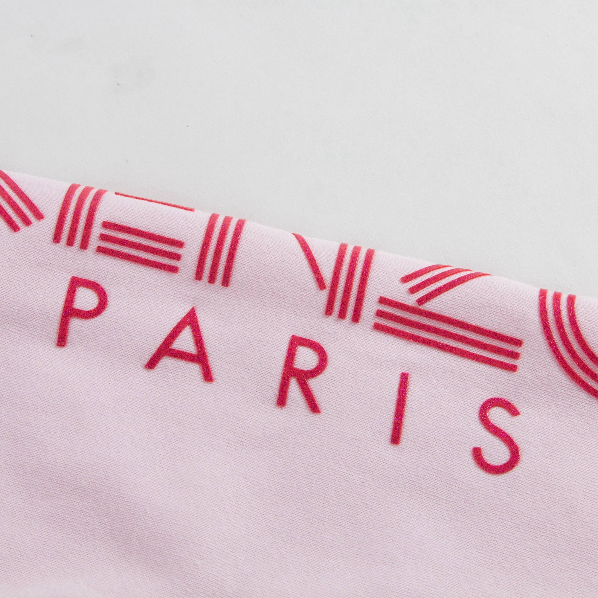 Girls Pink Cotton Tracksuit Trousers