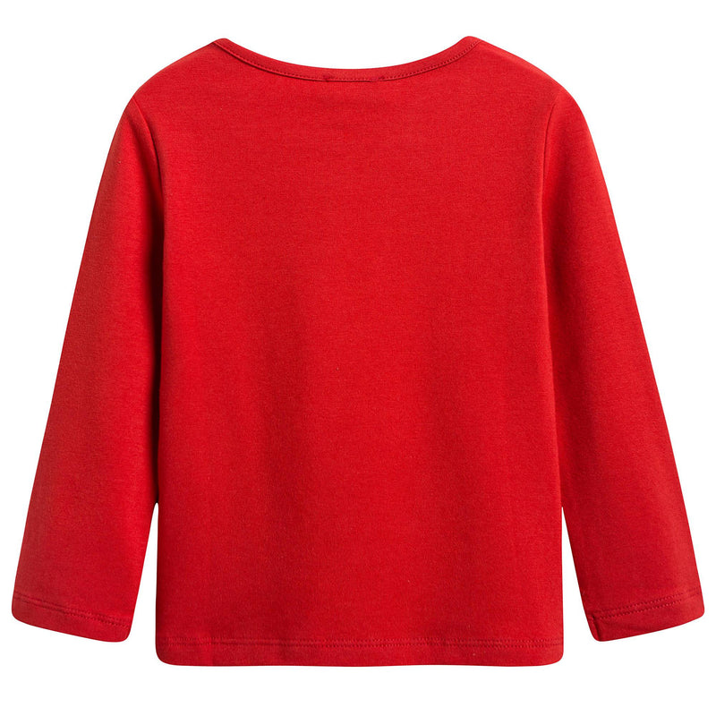 Girls Red Tiger T-Shirt