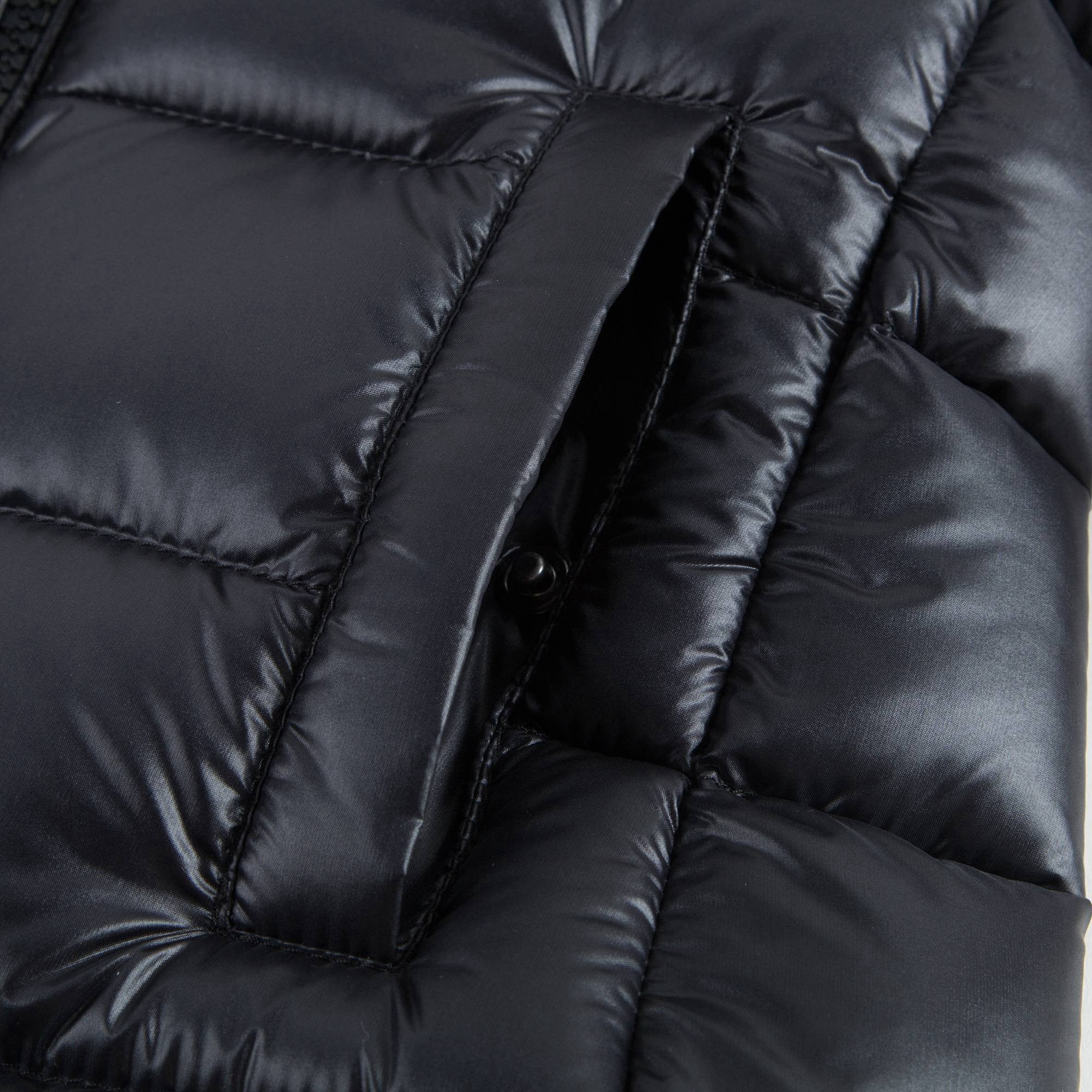 Girls Black 'Suyen' Down Padded Coat