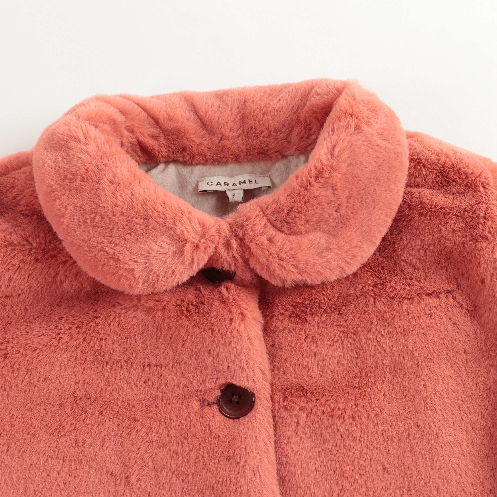 Girls Pink Pocket Coat