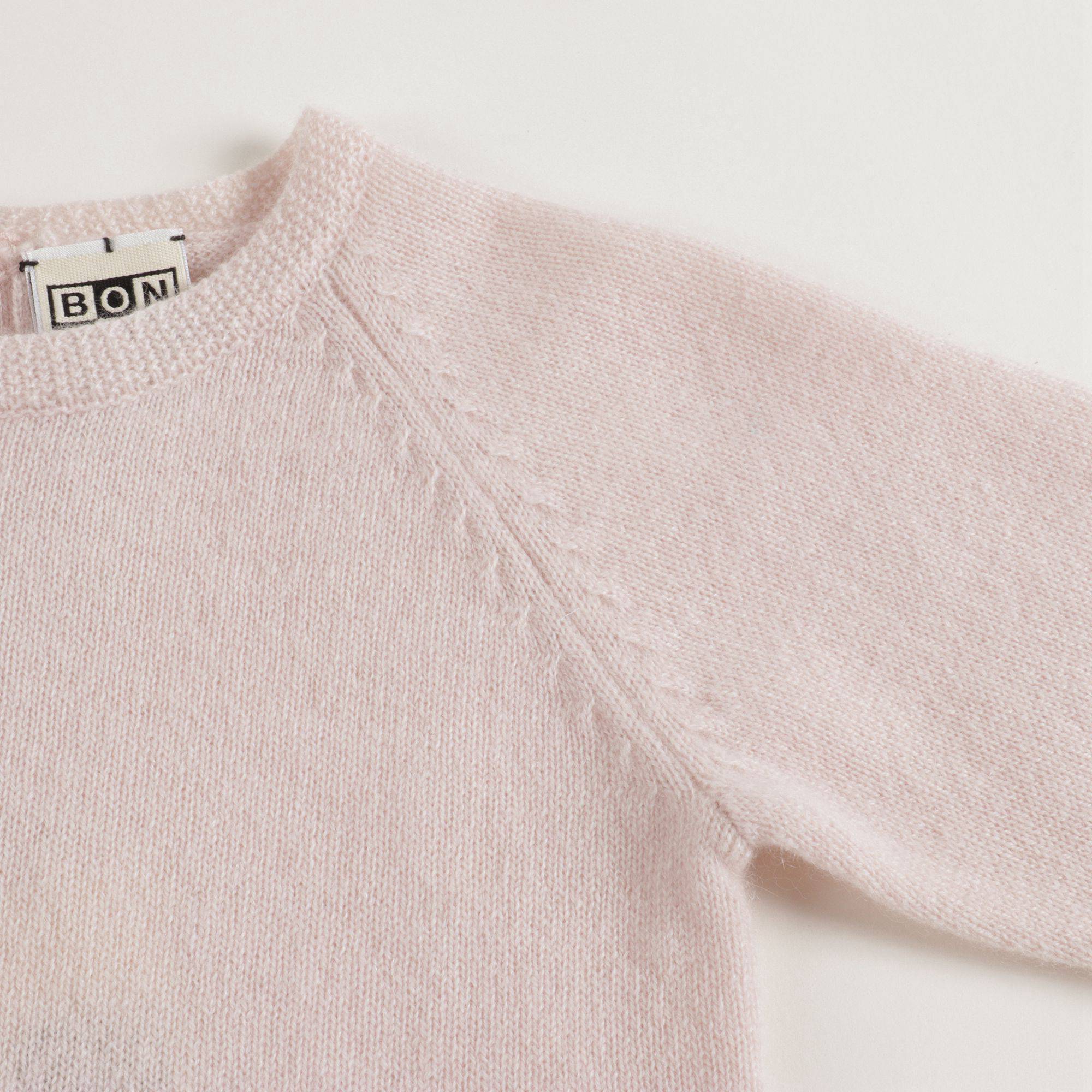 Baby Boys & Girls Pink Cashmere Babysuit