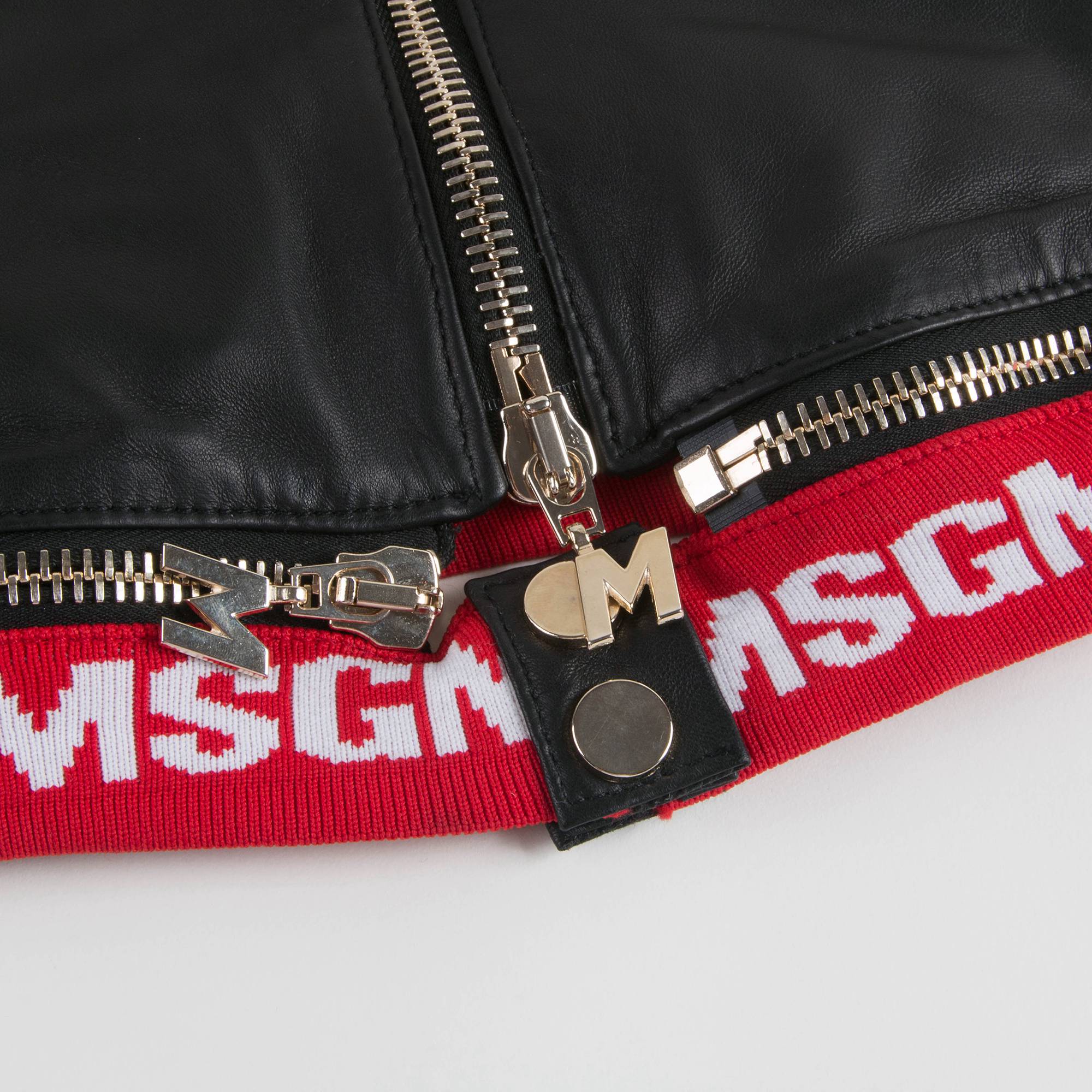 Girls Black Leather Jacket