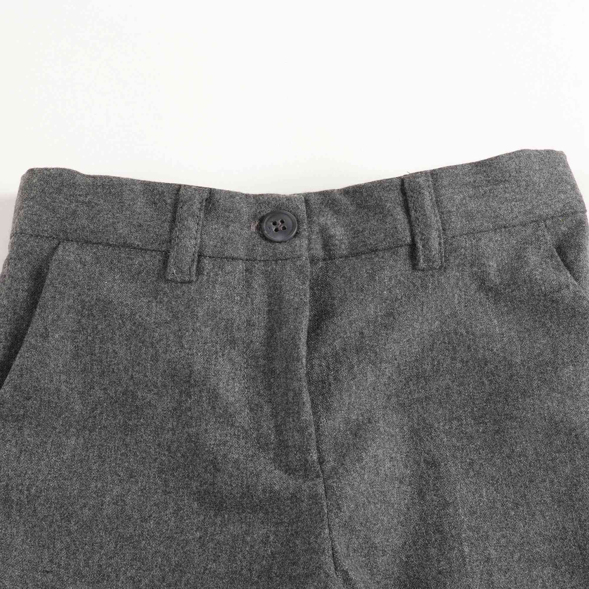Girls Dark Grey Bermudas Shorts