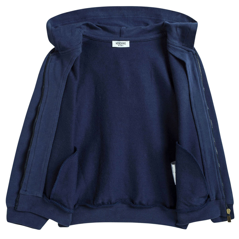 Baby Navy Blue Cotton Toy Tracksuit