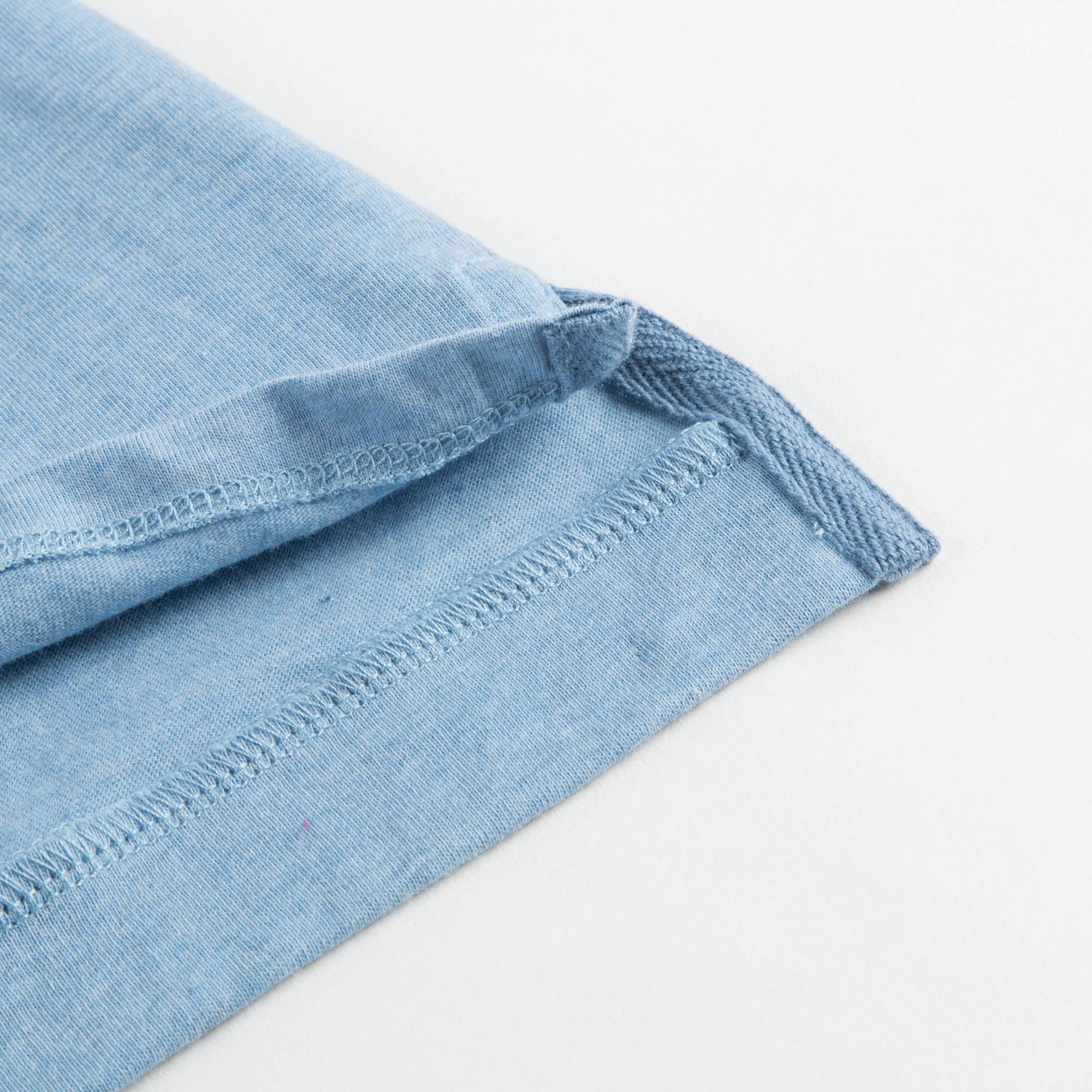 Girls Blue Cotton T-shirt
