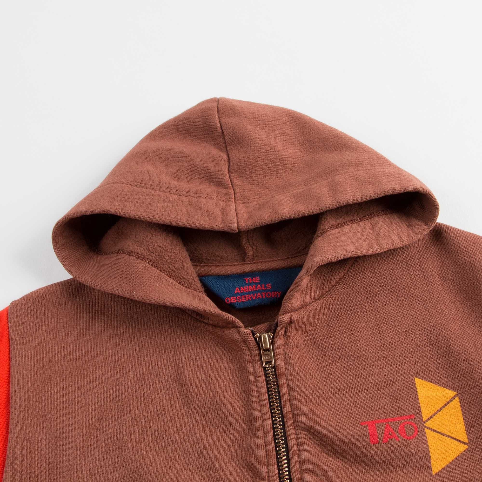 Boys & Girls Brown Zip-up Top