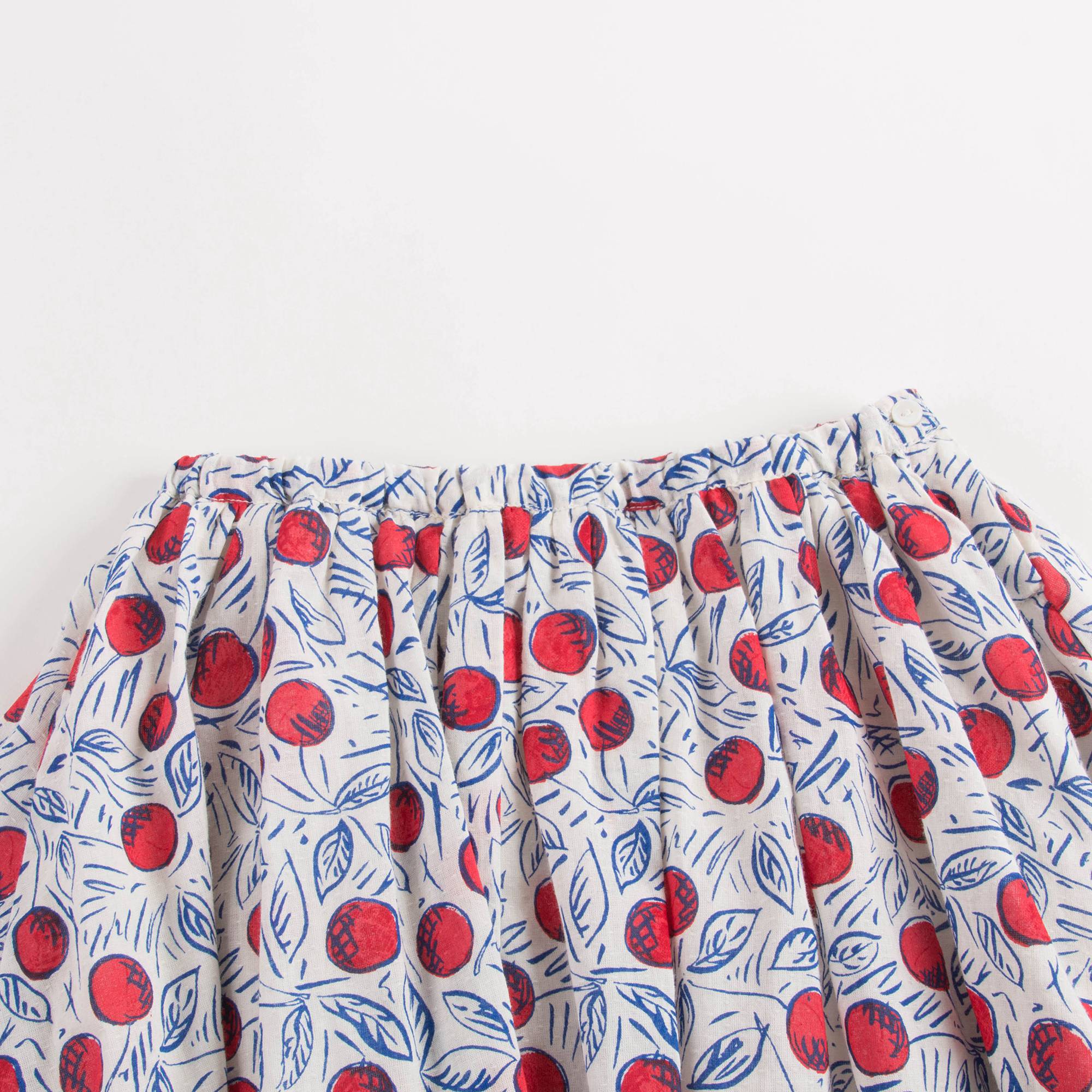 女童樱桃印花短裙