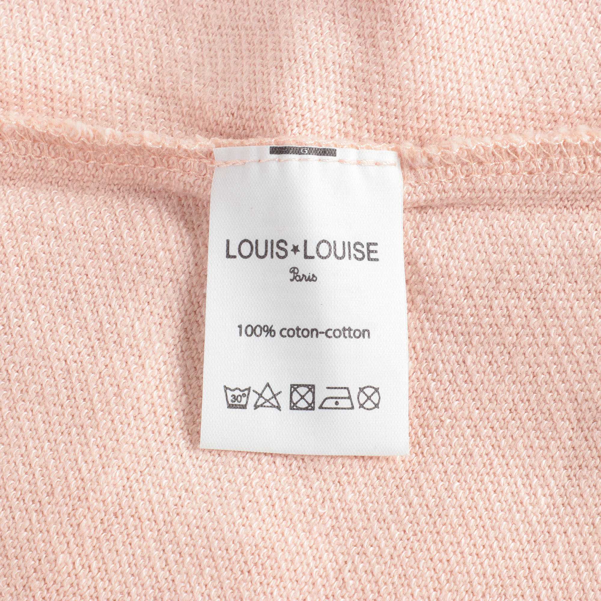 Girls Light Pink Printing Cotton Sweatshirt