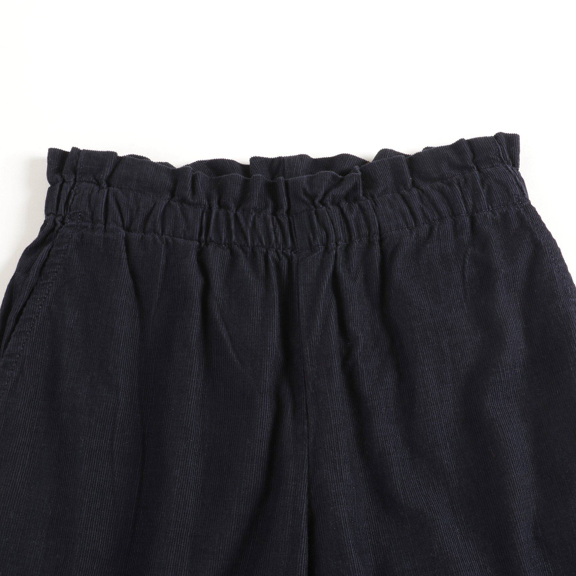 Girls Navy Cotton Pants
