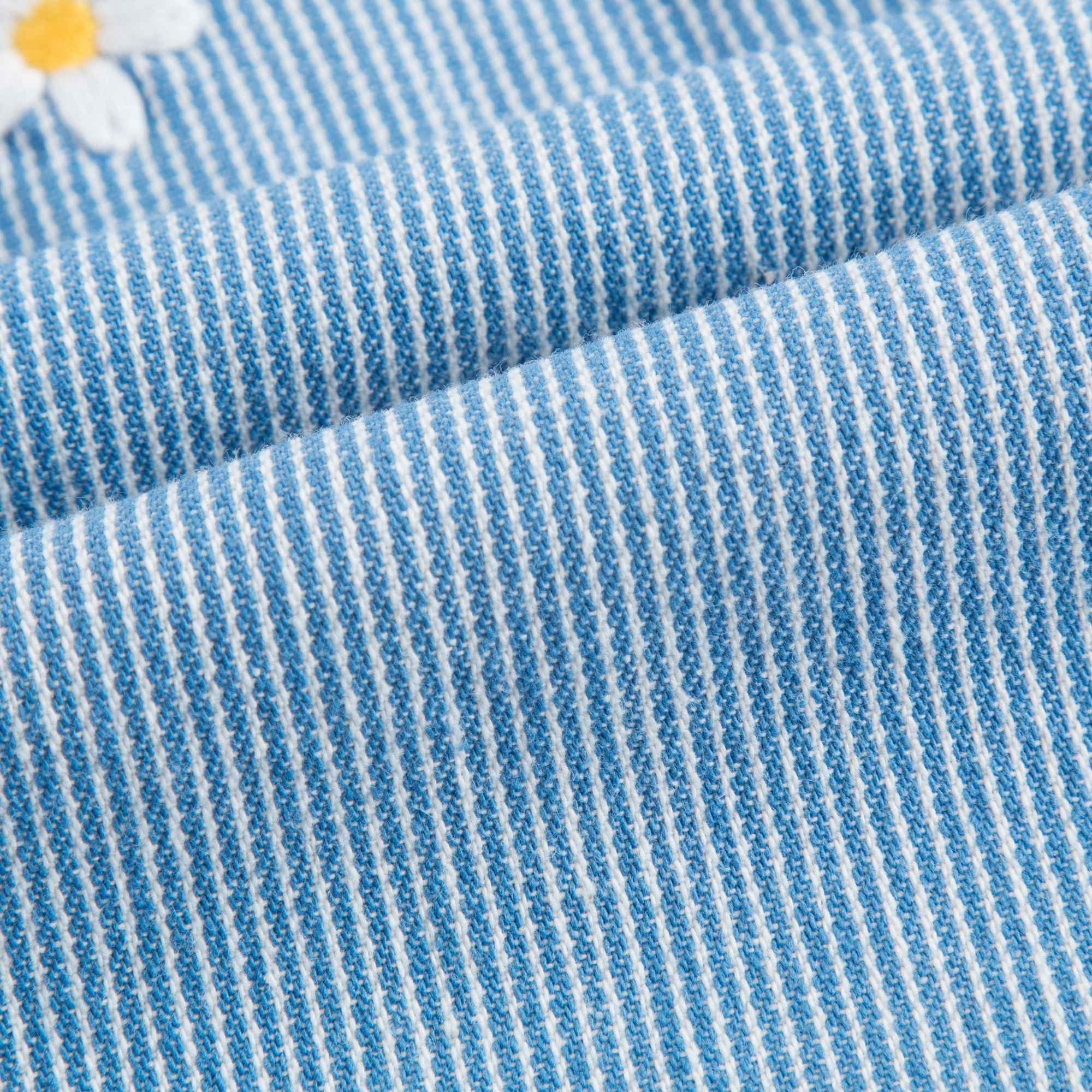 Baby Girls Blue Striped Sun Dress