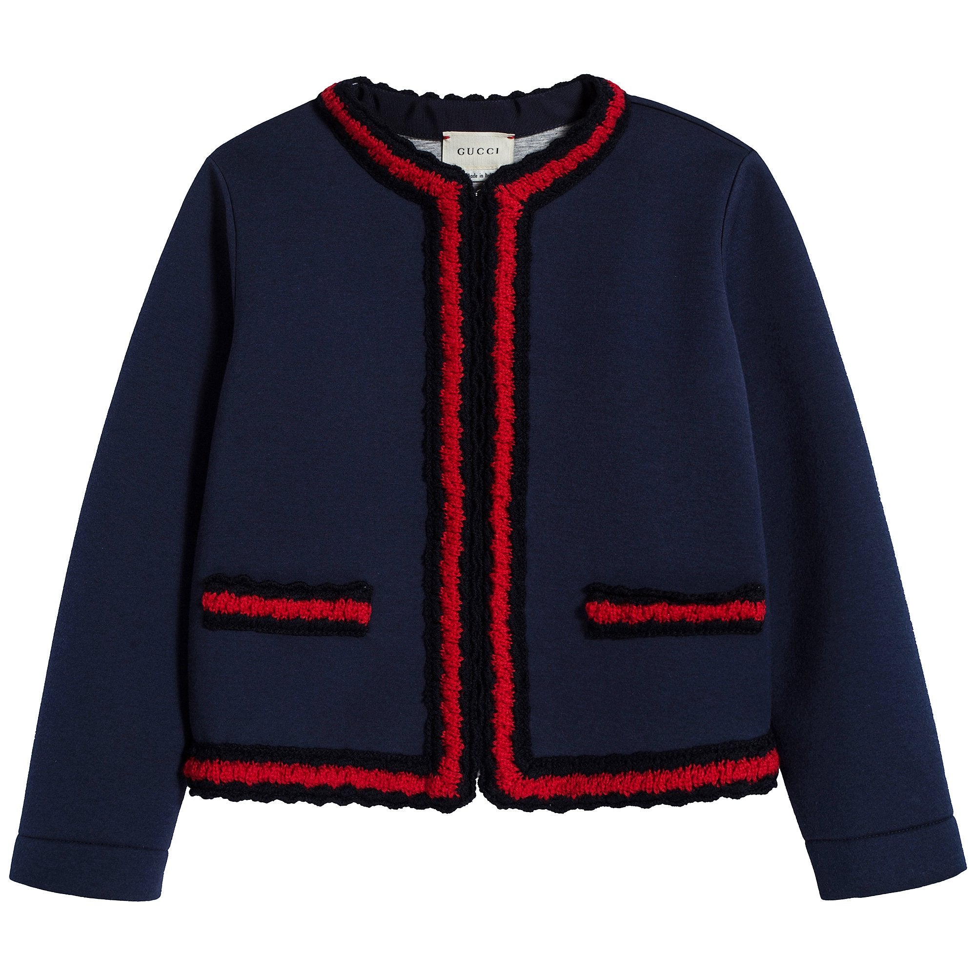 Girls Indigo Cotton Jacket