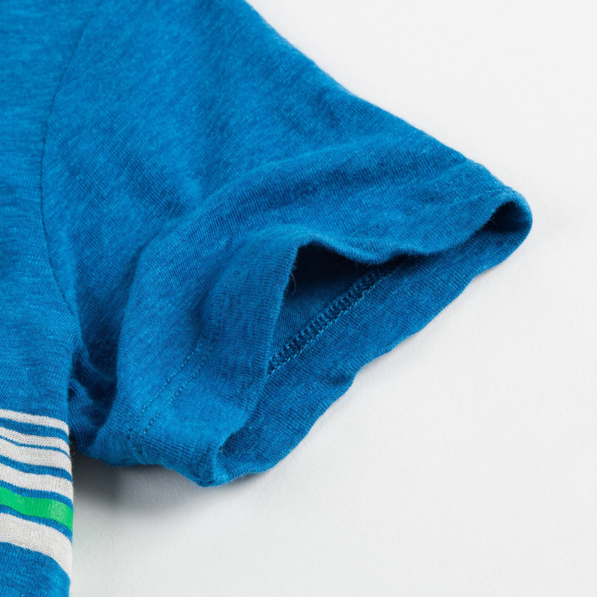 Boys Blue Cotton T-shirt