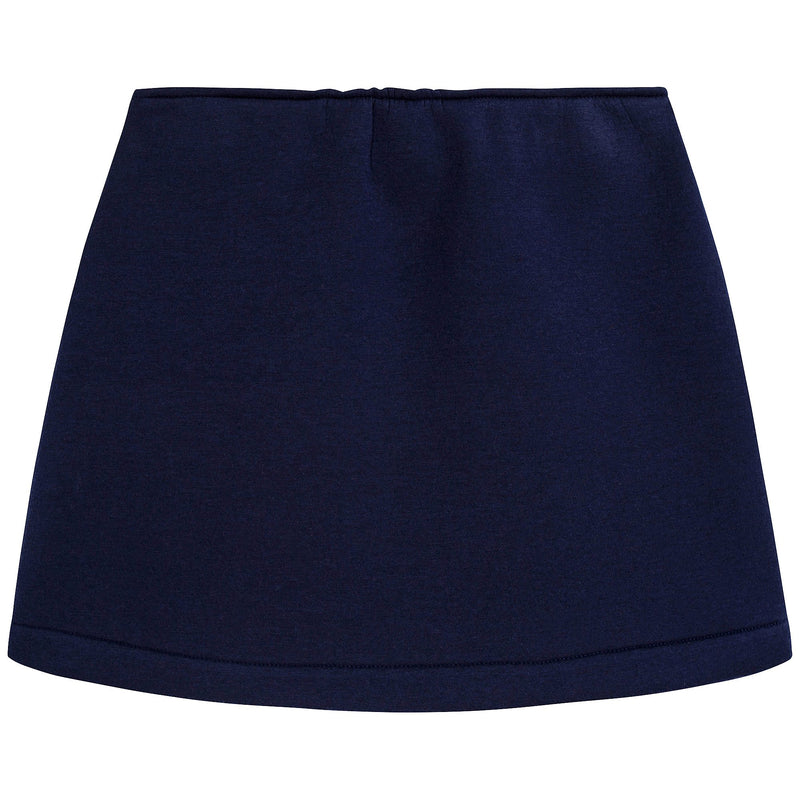 Girls Indigo Cotton Skirt