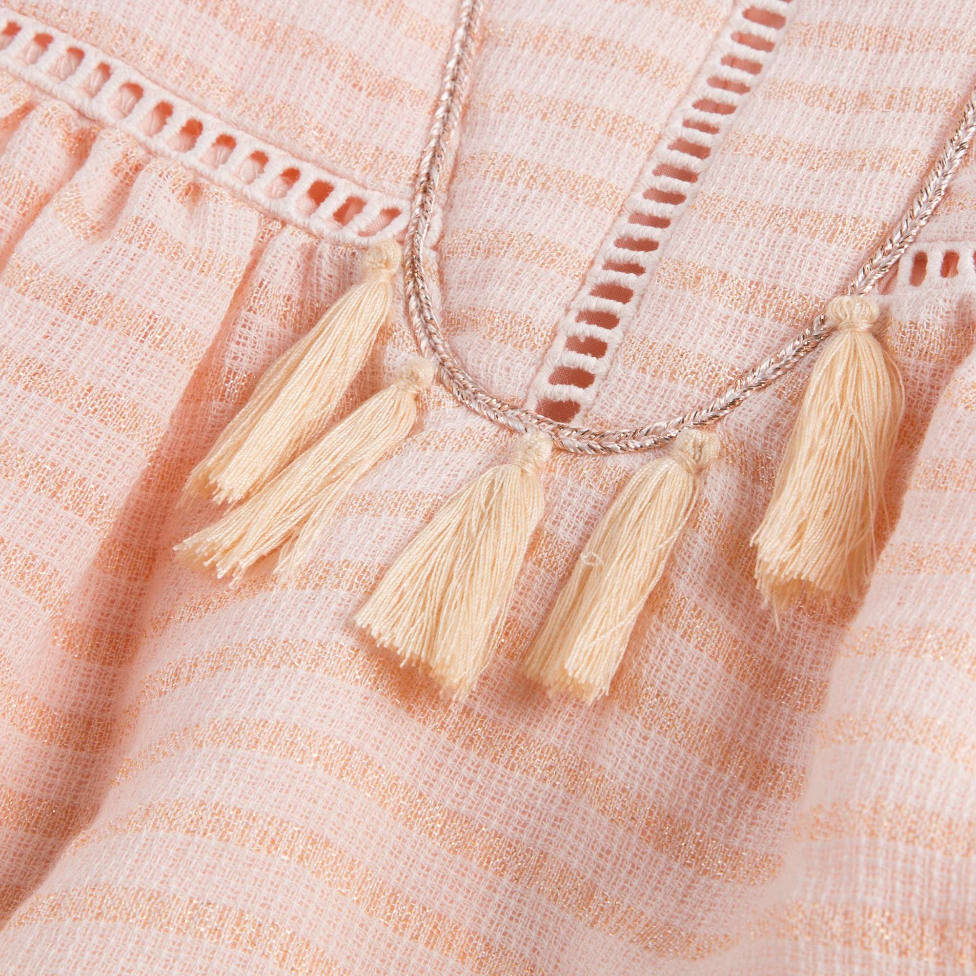 Girls Pink 'Baya' Cotton Dress