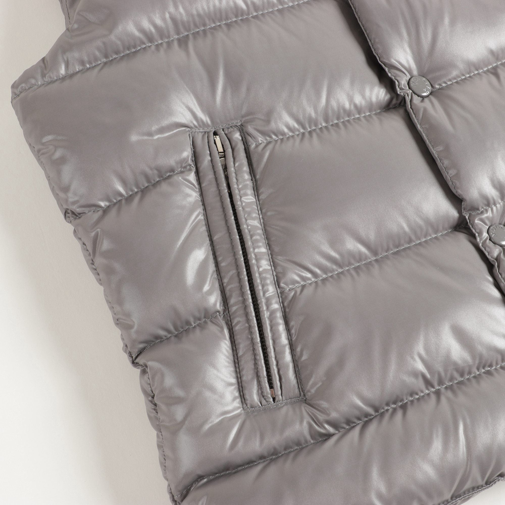 Boys Grey TIB Padded Down Vest
