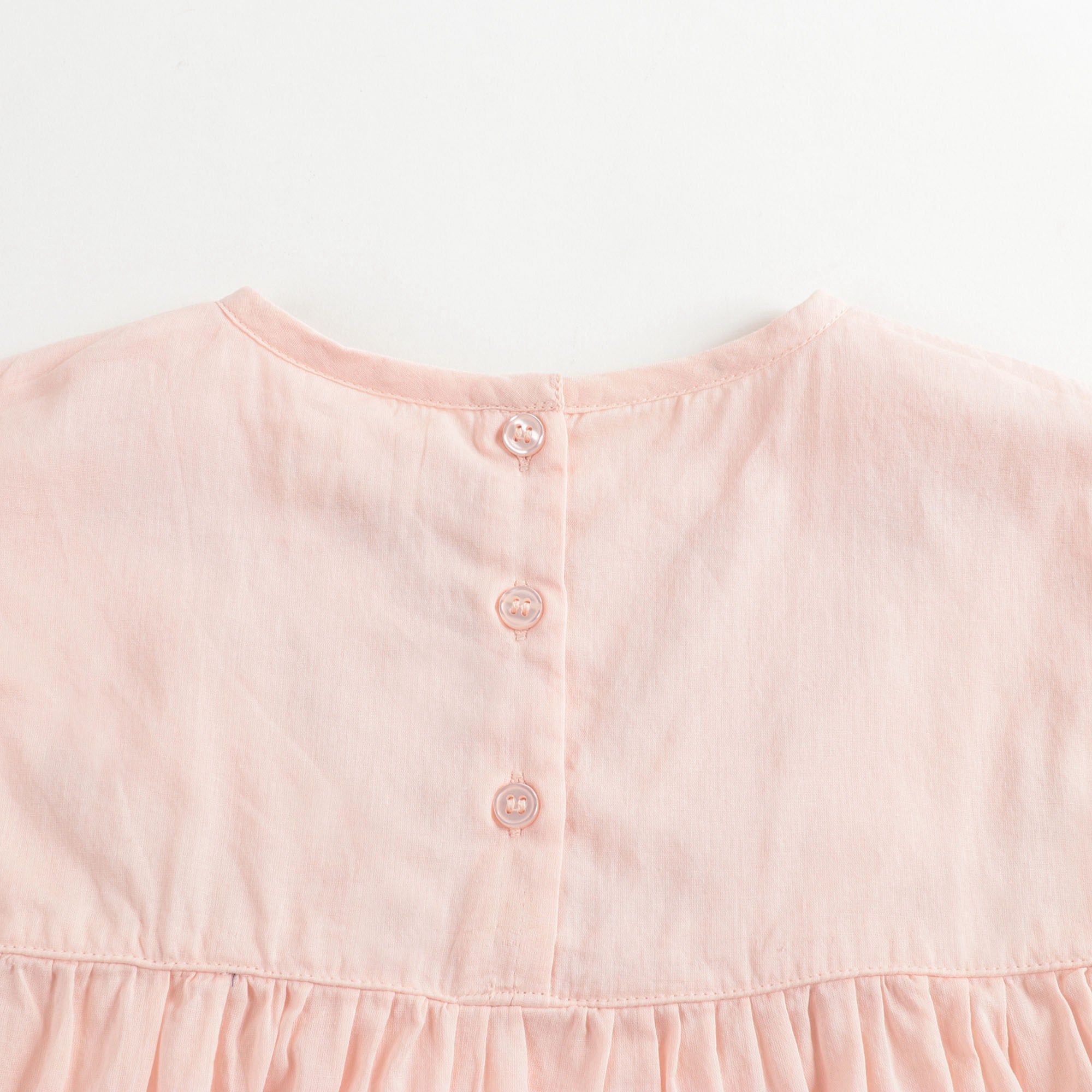 Girls Pink Embroidered Cotton Top