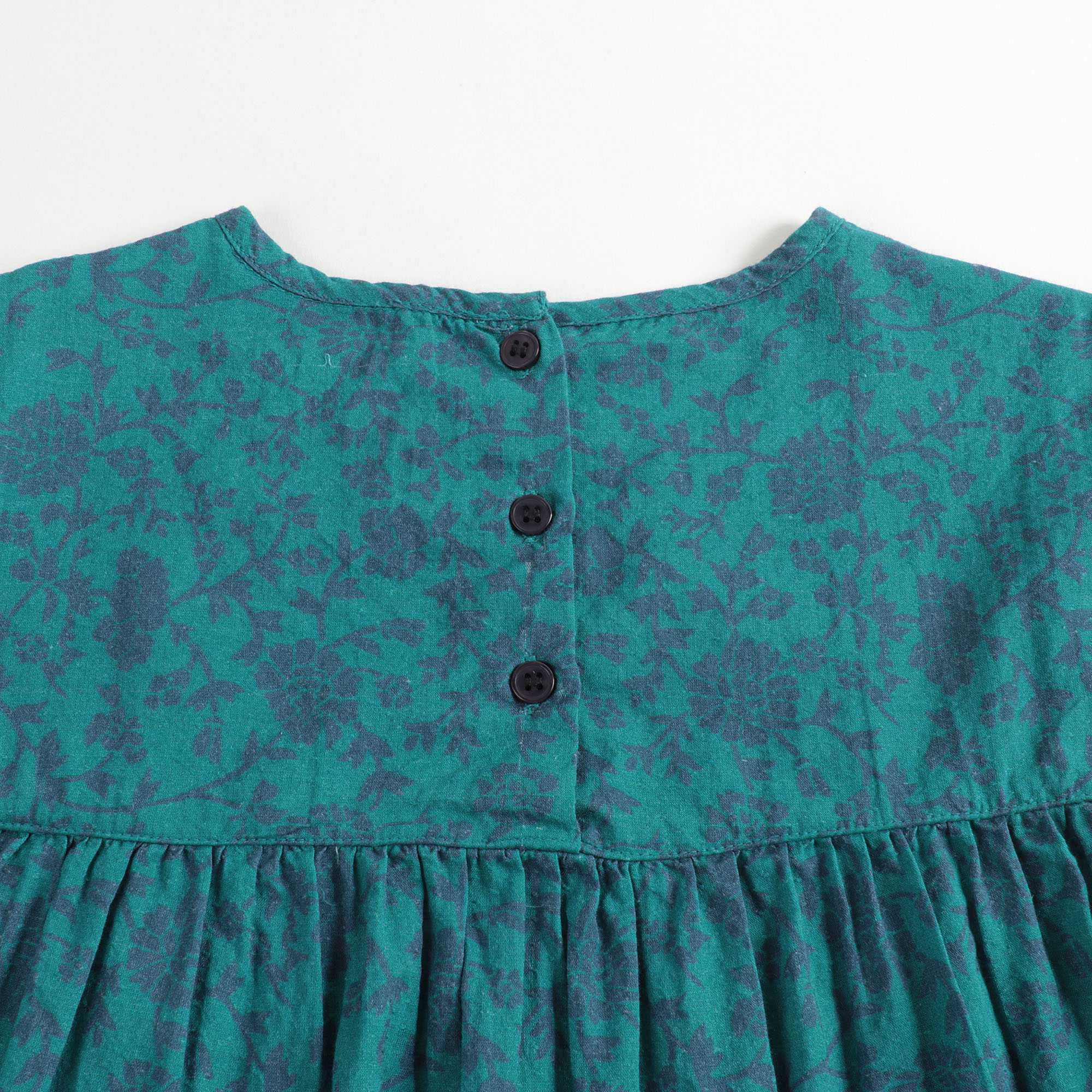 Girls Green Printing Cotton Top