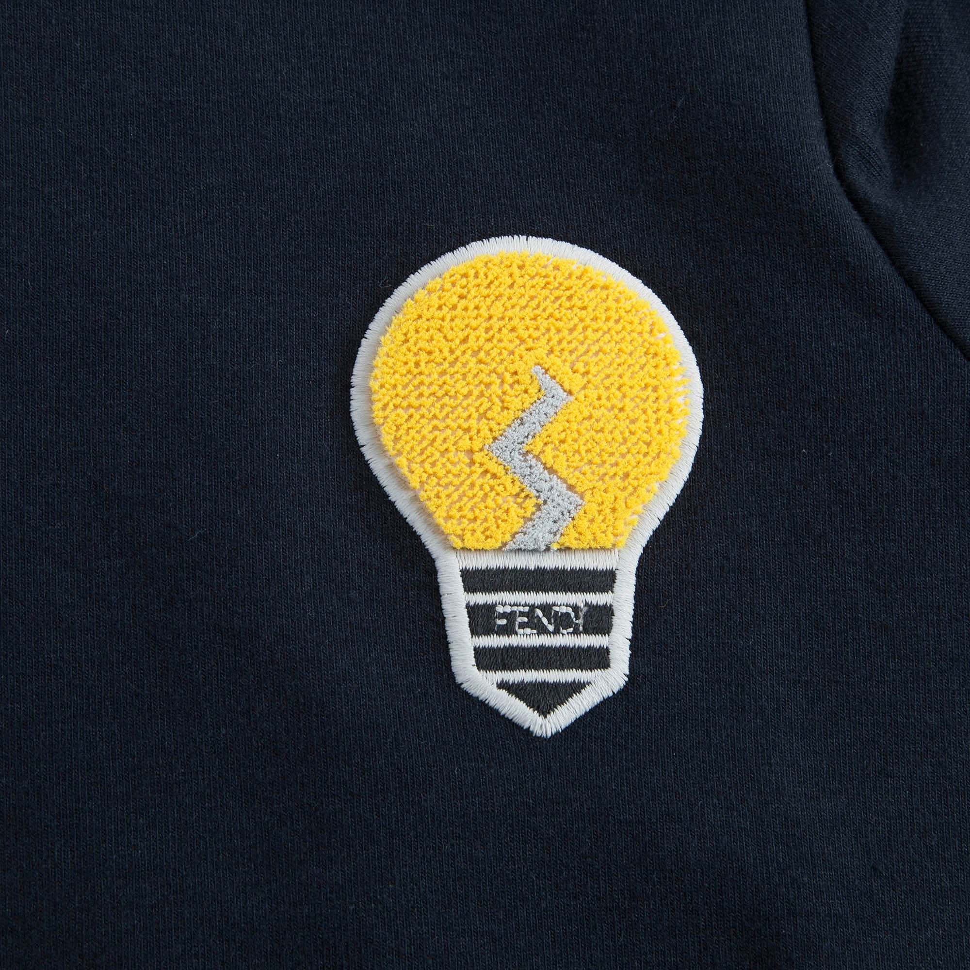 Boys Navy Blue Embroidered Lightbulb Sweatshirt - CÉMAROSE | Children's Fashion Store - 4