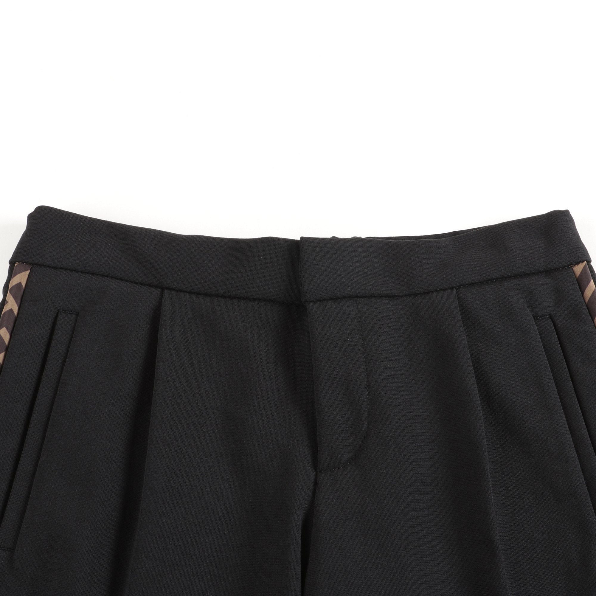 Boys & Girls Black Cotton Shorts