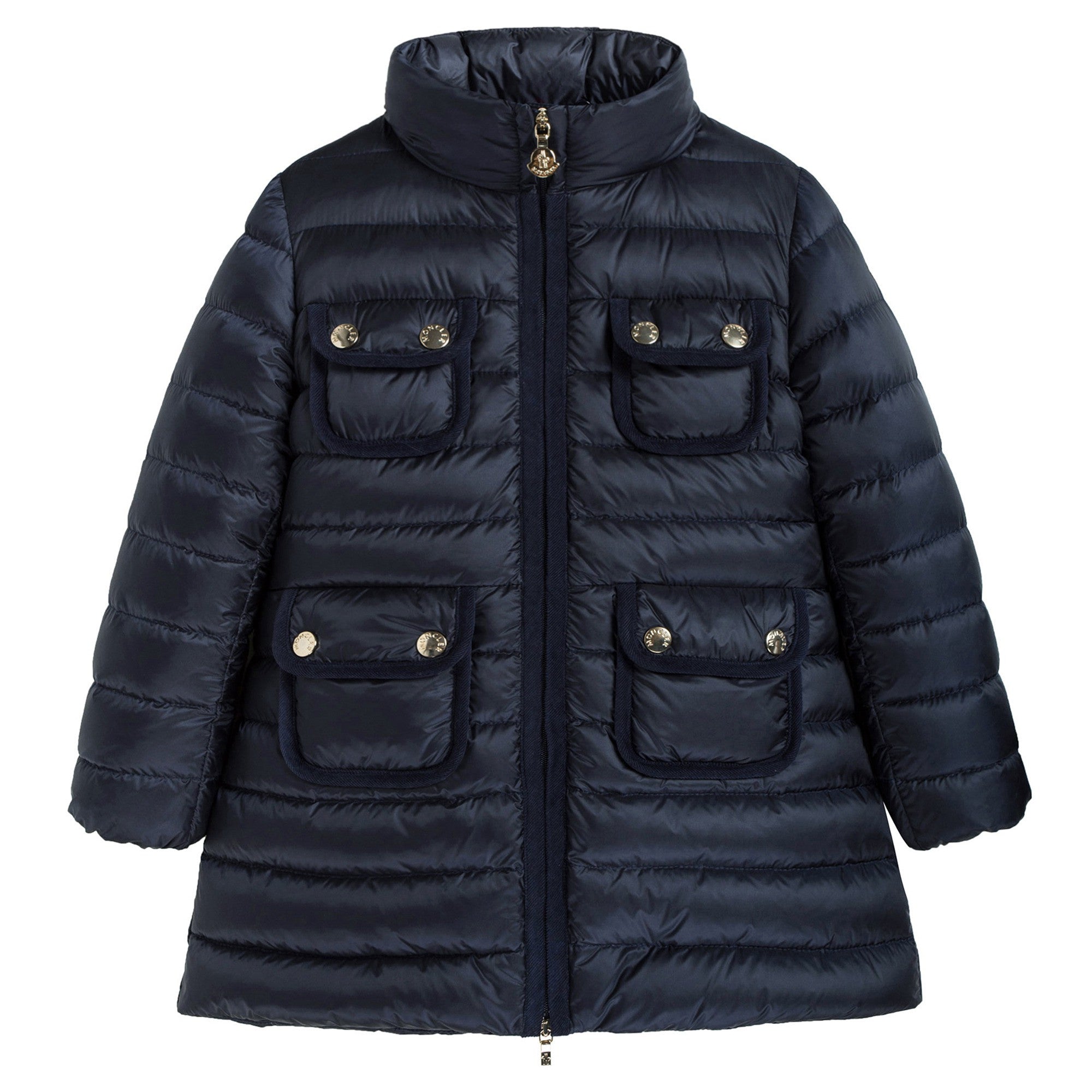 Girls Blue 'Nuages' Down Padded Coat