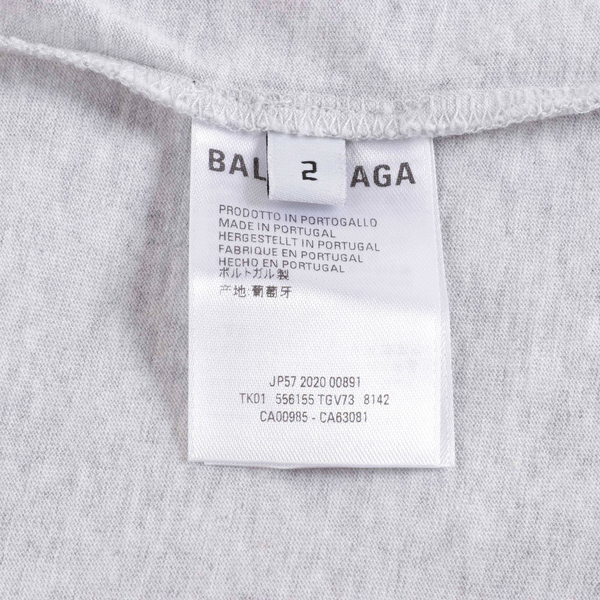 Boys & Girls Grey Cotton T-shirt