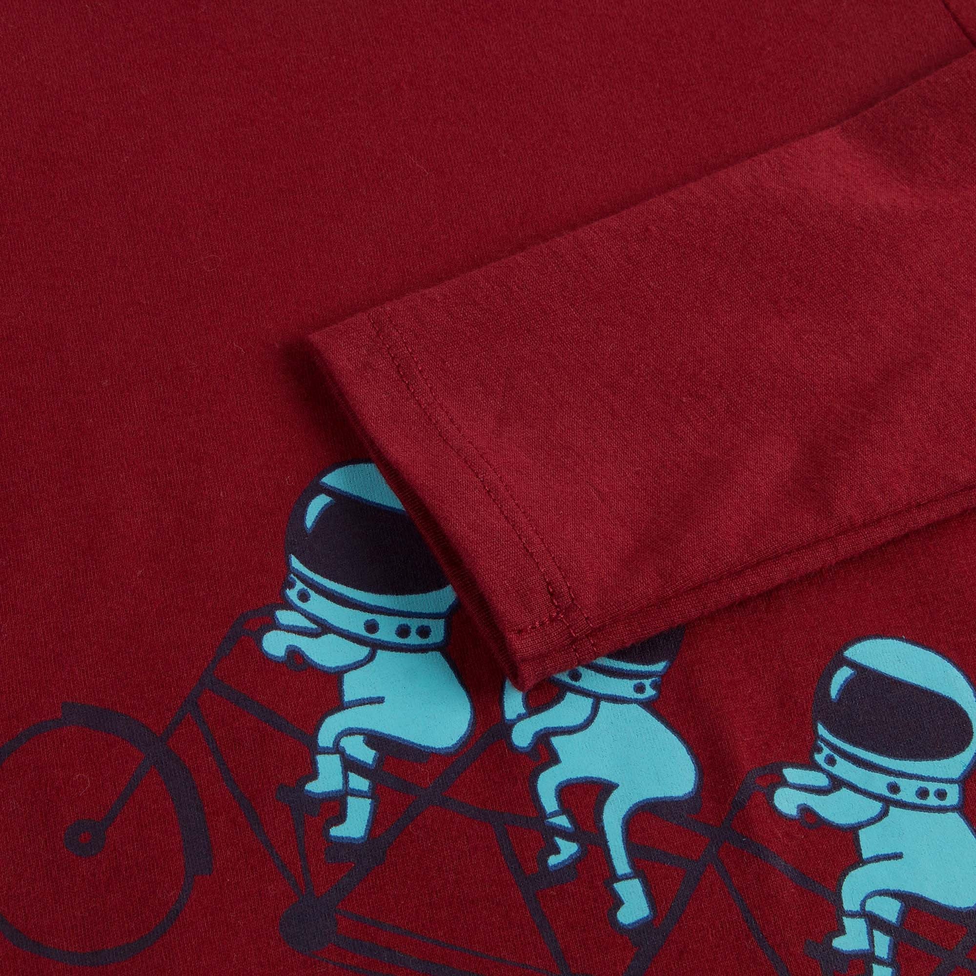 Boys Berry Red Fancy Printed Cotton T-Shirt - CÉMAROSE | Children's Fashion Store - 4