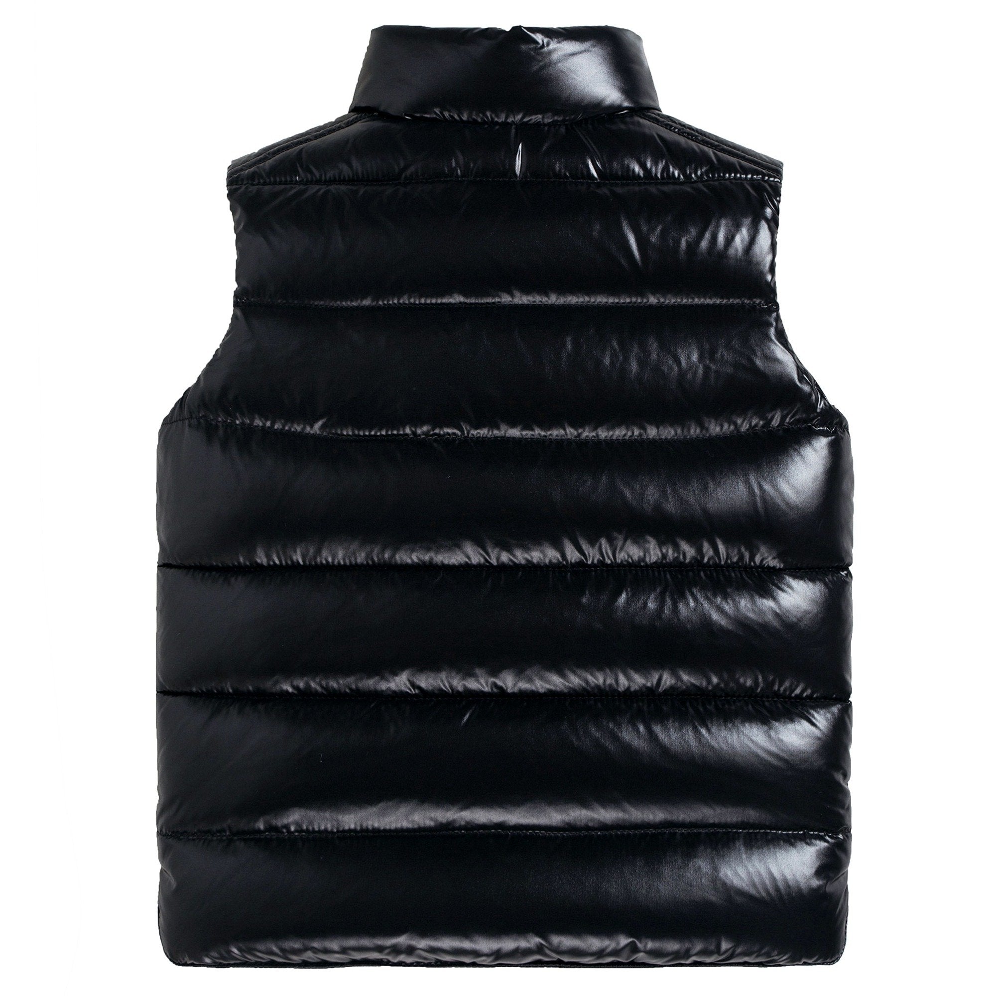 Boys Black "Tib" Padded Down Gilet