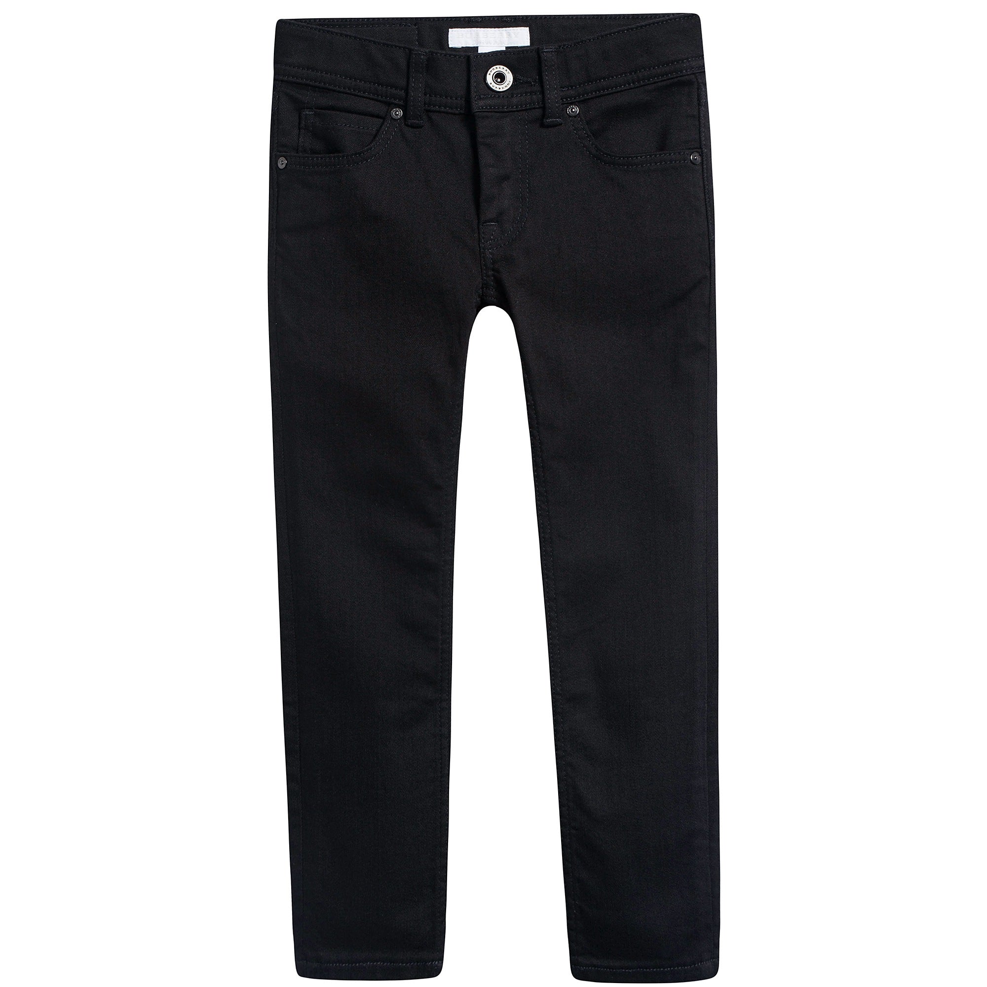 Girls Black Cotton Trousers