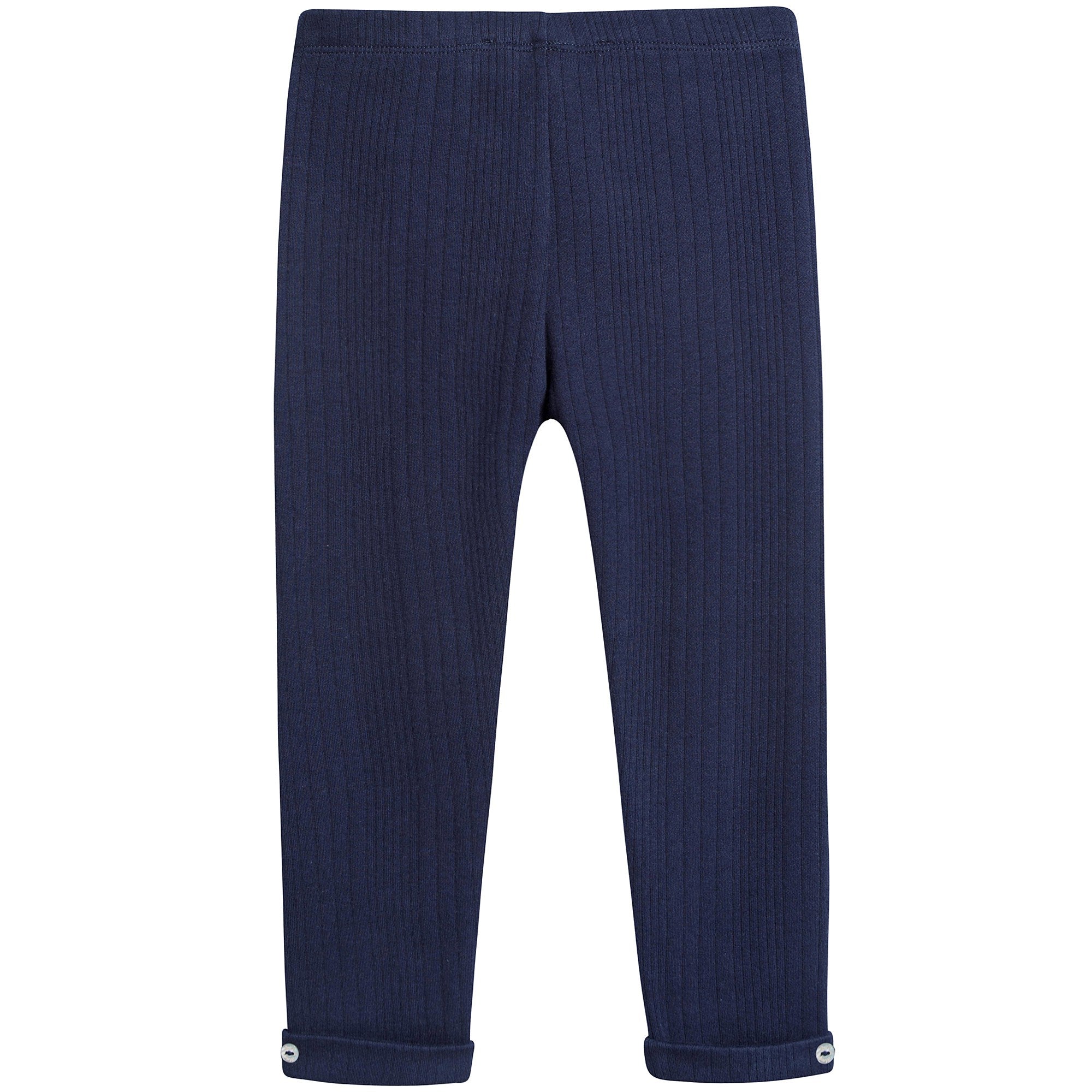 Baby Girls Marine Cotton Leggings