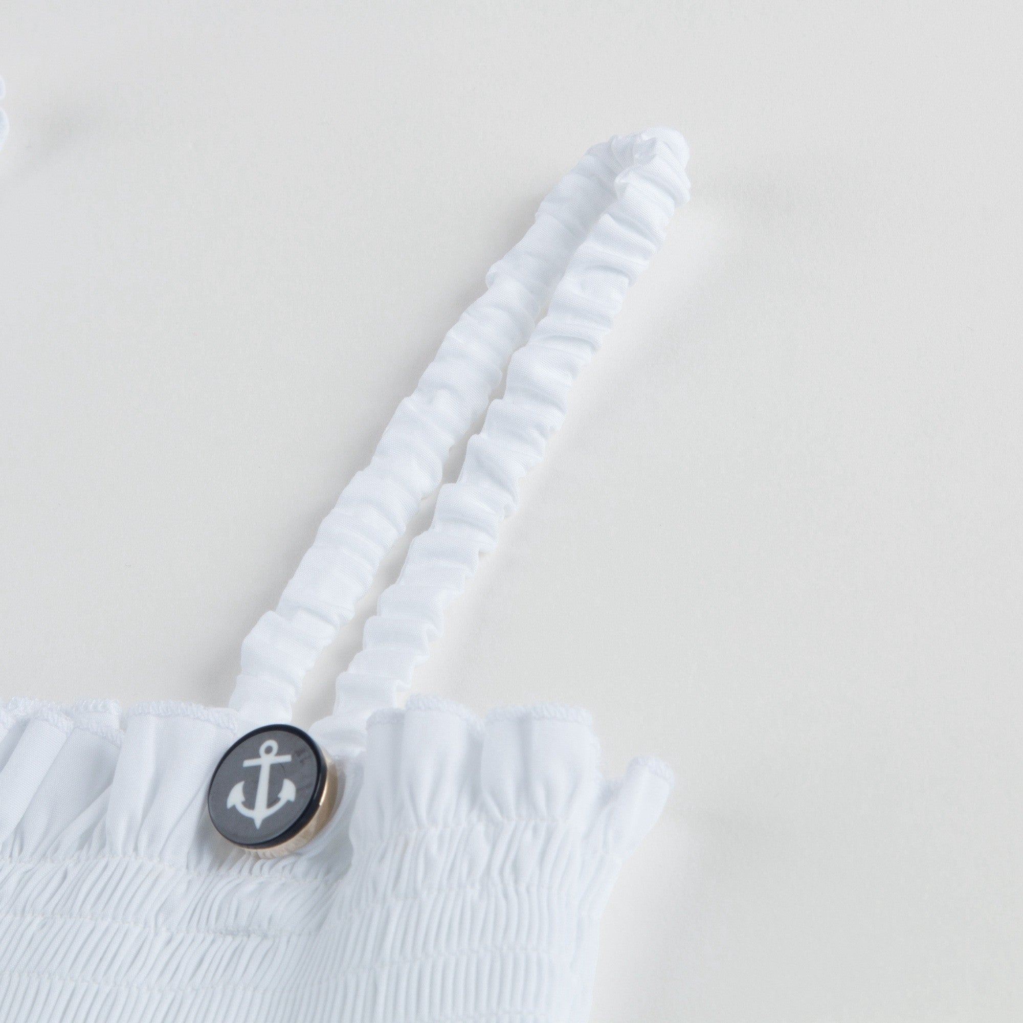 Girls White 'Sailor' Dress