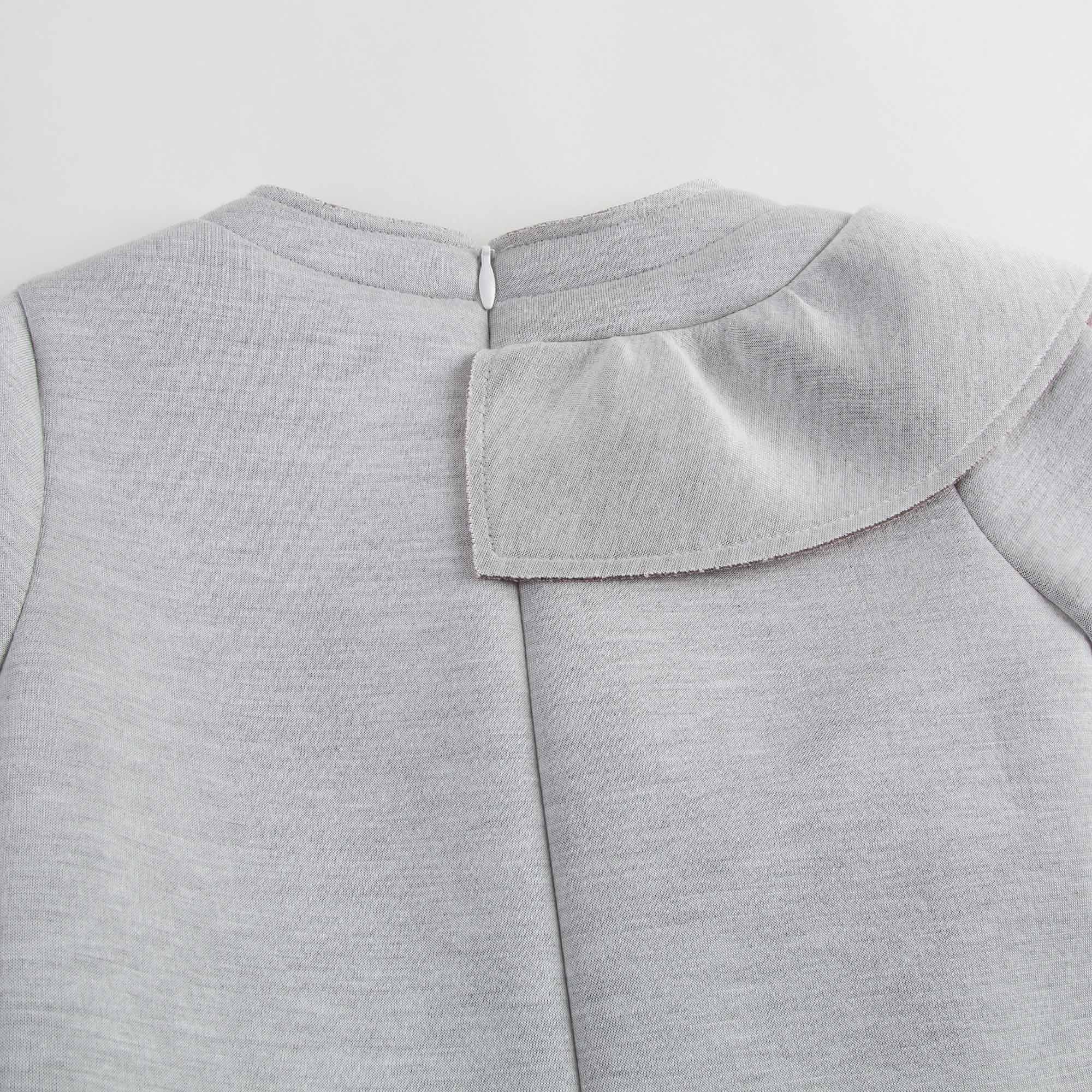 Girls White Modal Ruffle Trims Dress - CÉMAROSE | Children's Fashion Store - 8