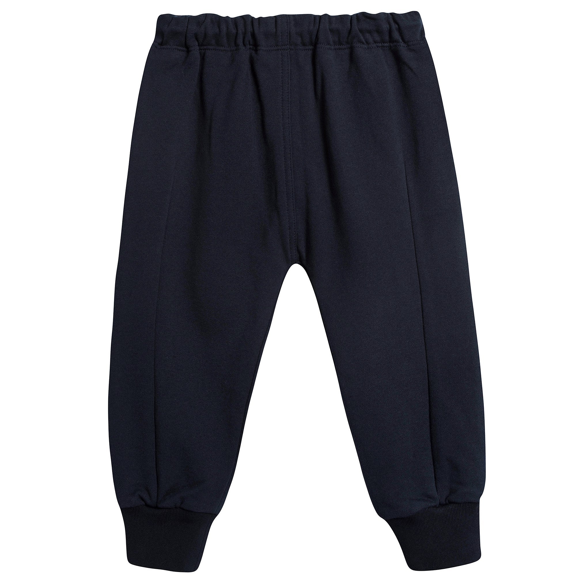 Girls Navy Blue Cotton Trousers