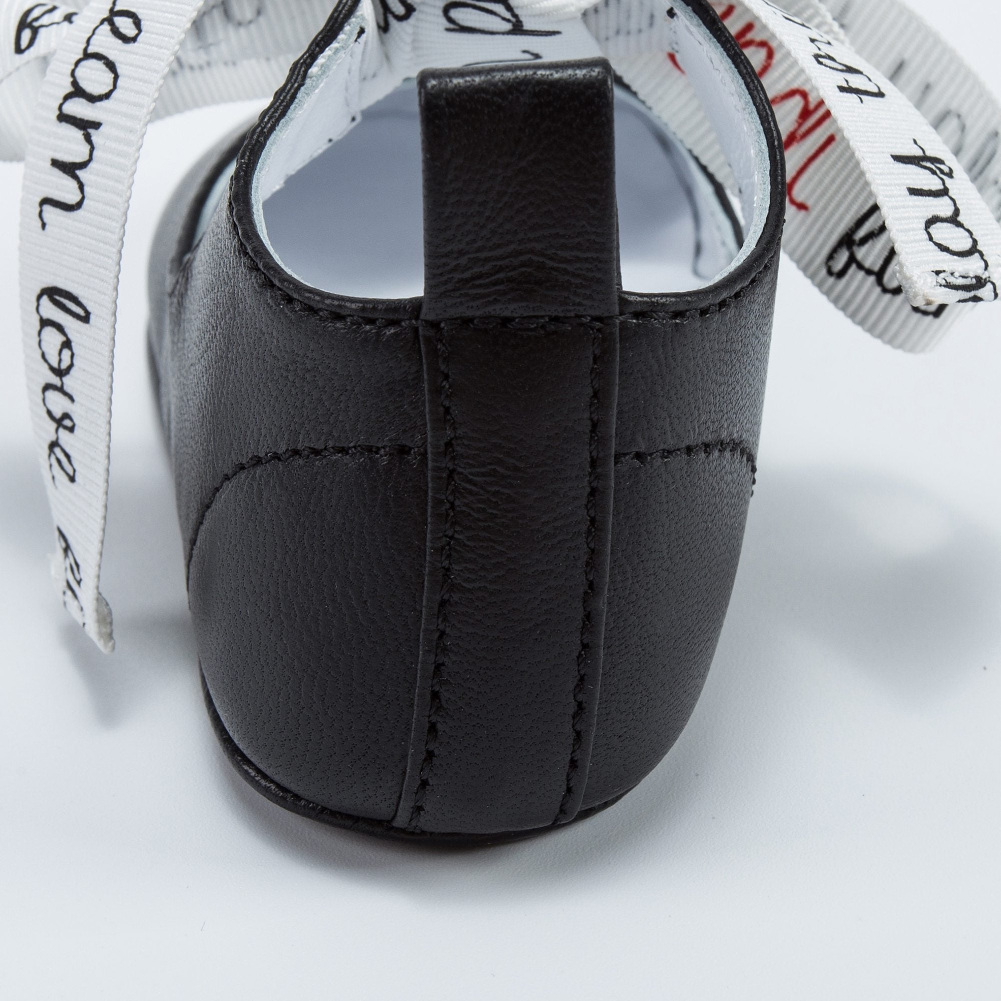 Baby Girls Black Vitello Shoes