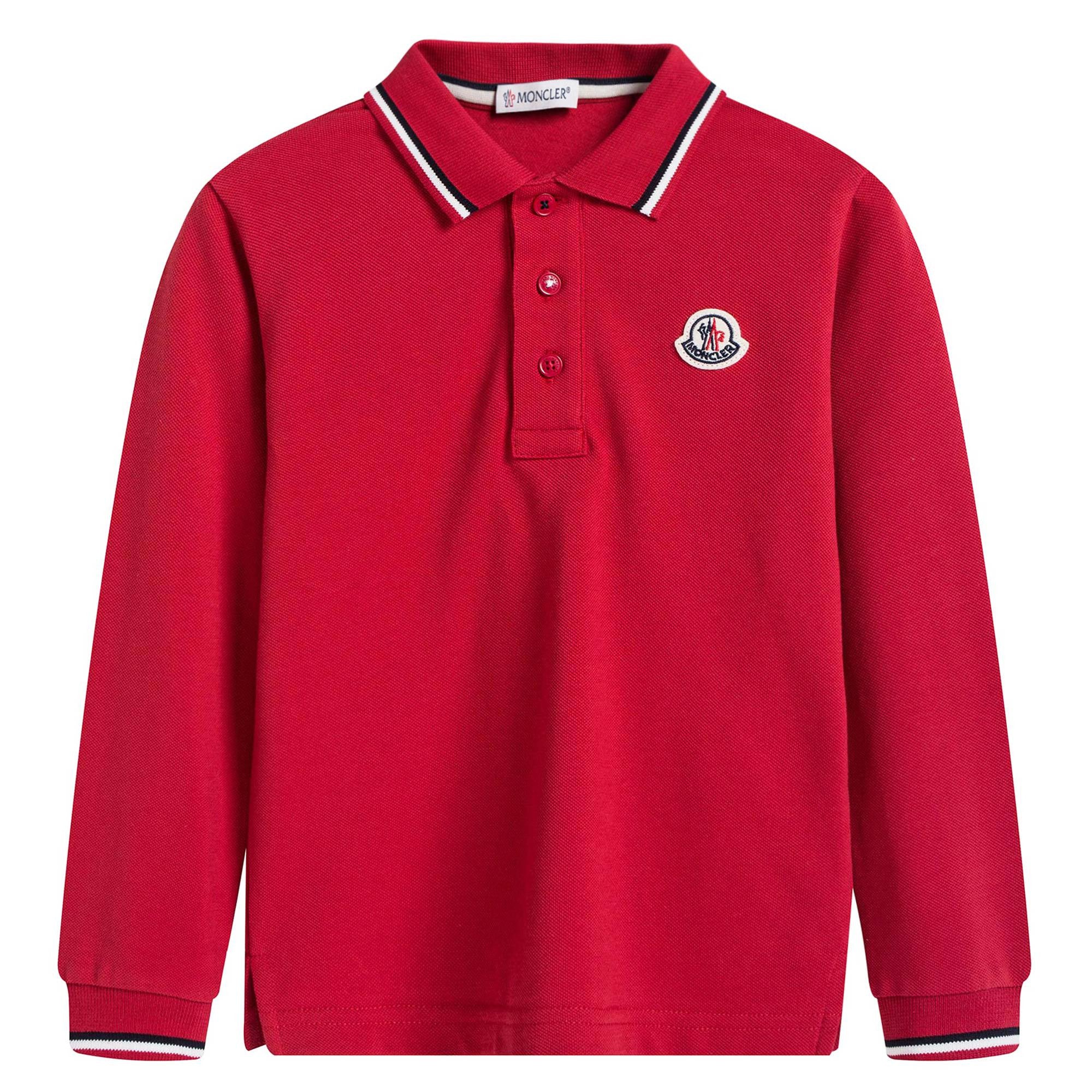 Boys Red Polo Shirt