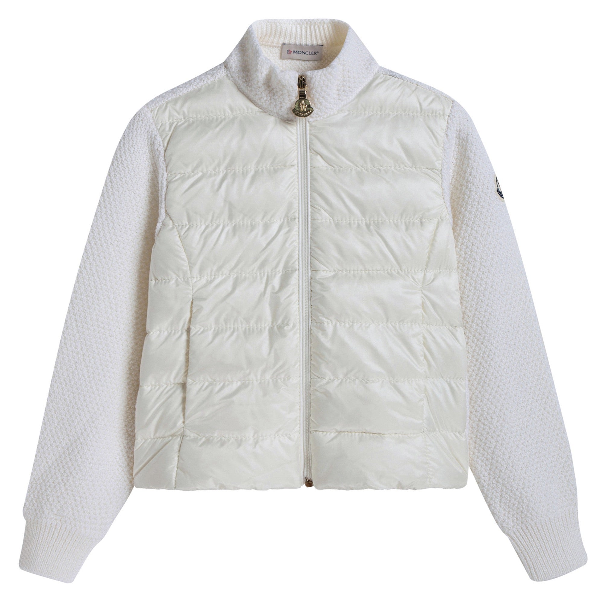 Girls Ivory Knitted Cardigan